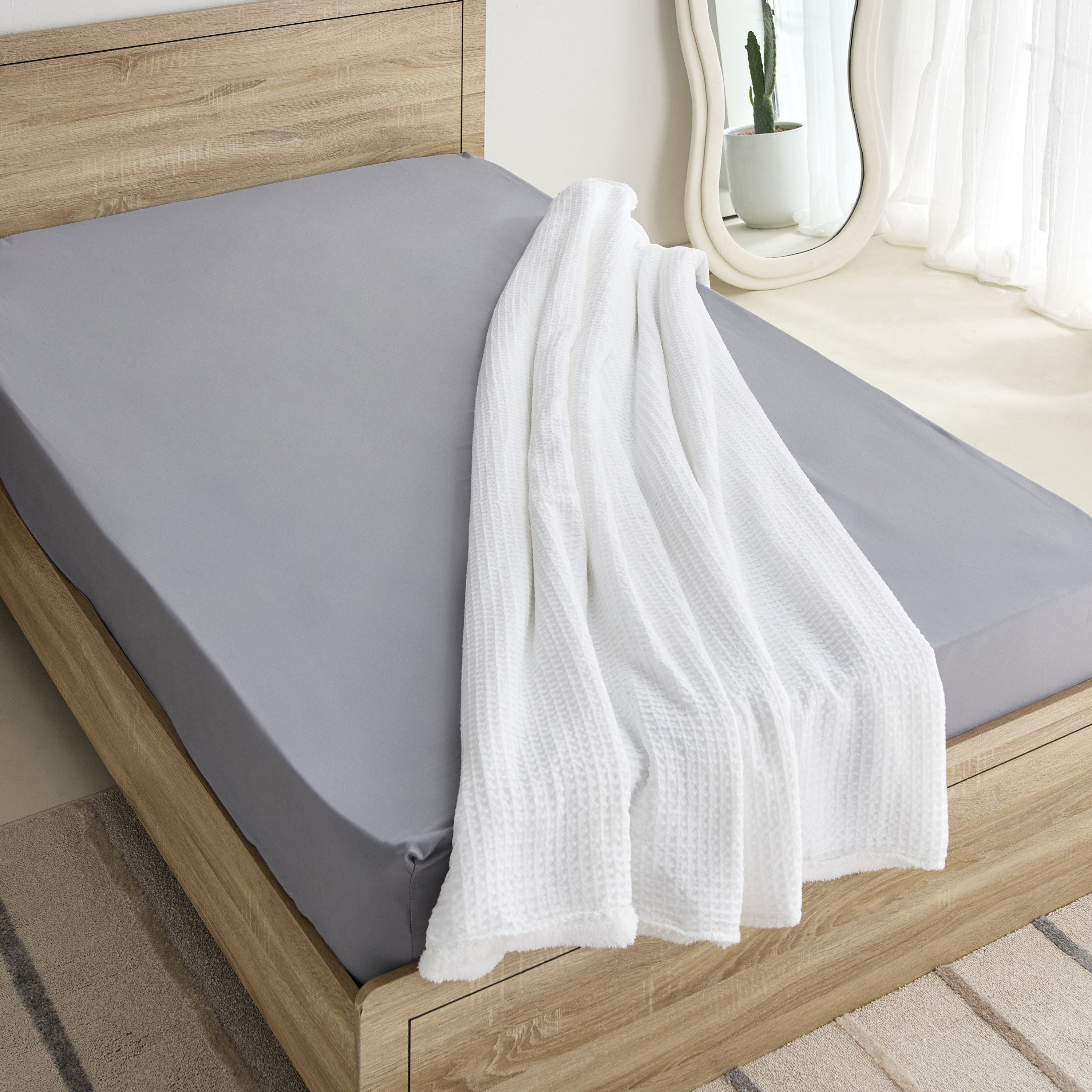 بطانية توين وافل مزدوجة الطبقات من سيرين - 150x200 سم-hbxhomeware-hbxbedroom-image-4