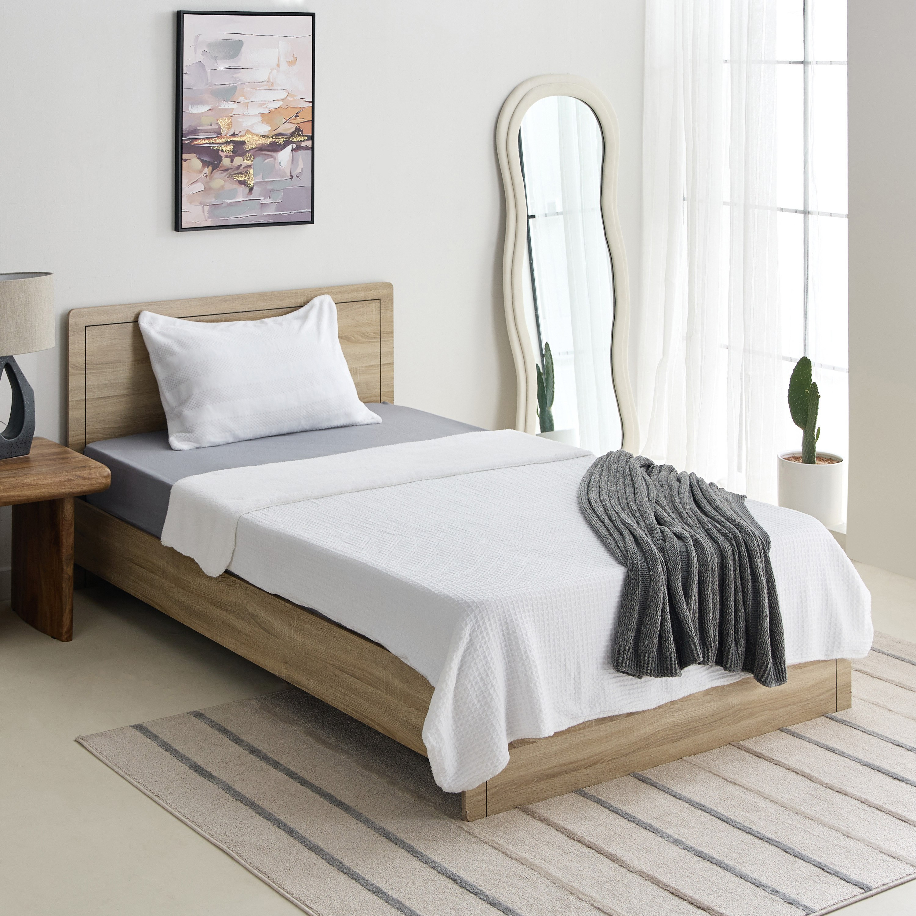 بطانية توين وافل مزدوجة الطبقات من سيرين - 150x200 سم-hbxhomeware-hbxbedroom-image-6