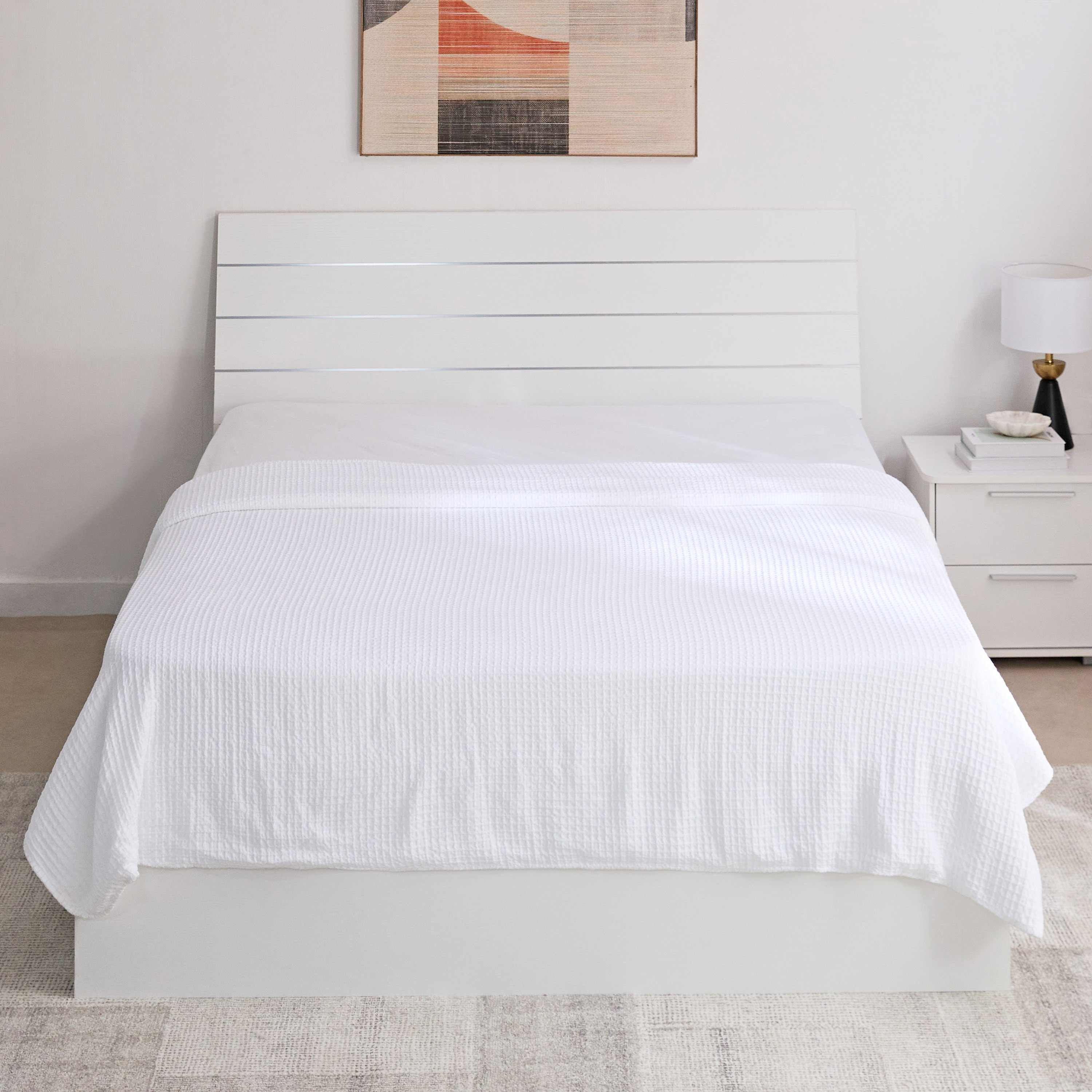 بطانية كوين وافل مزدوجة الطبقات من سيرين - 200x220 سم-hbxhomeware-hbxbedroom-image-2