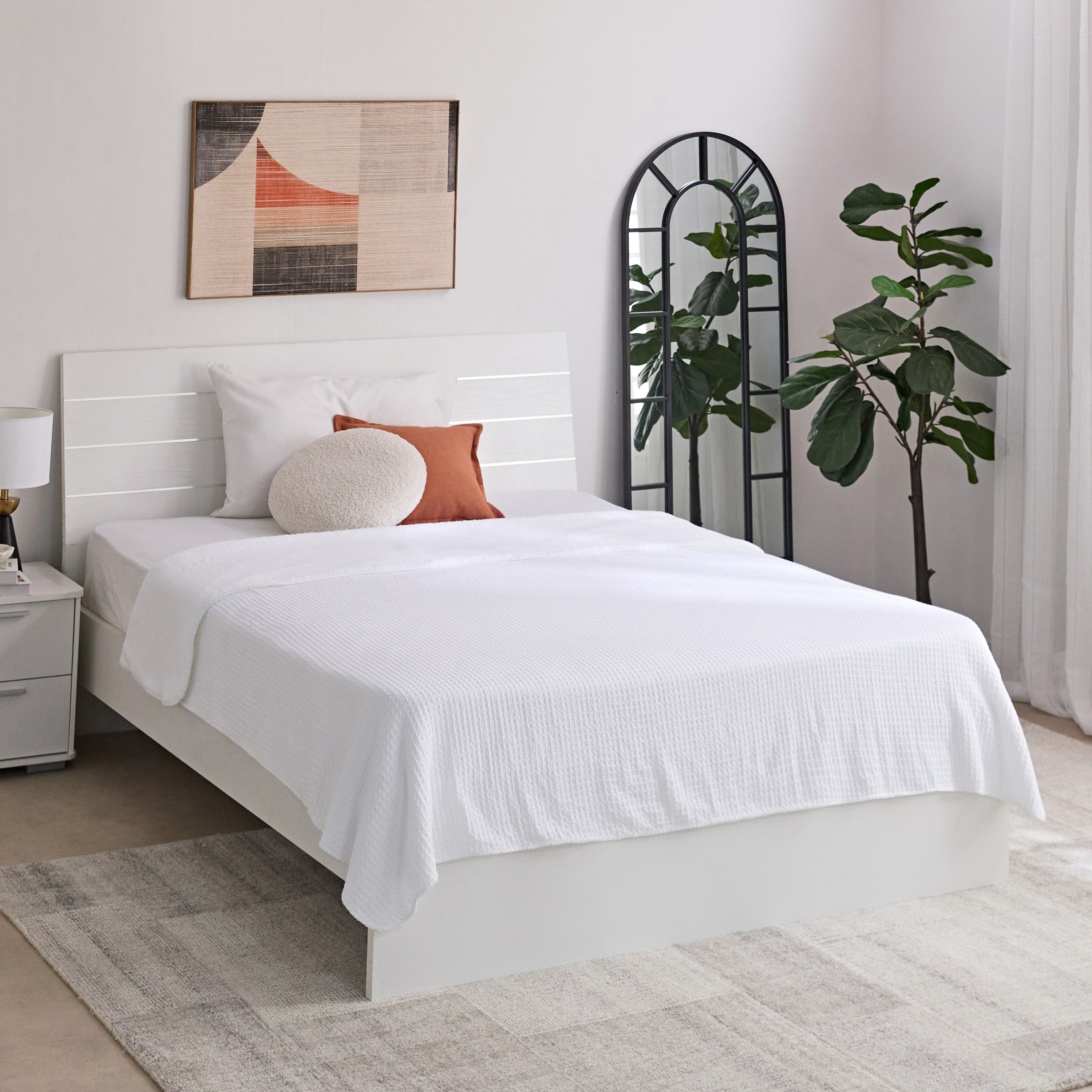 بطانية كوين وافل مزدوجة الطبقات من سيرين - 200x220 سم-hbxhomeware-hbxbedroom-image-6