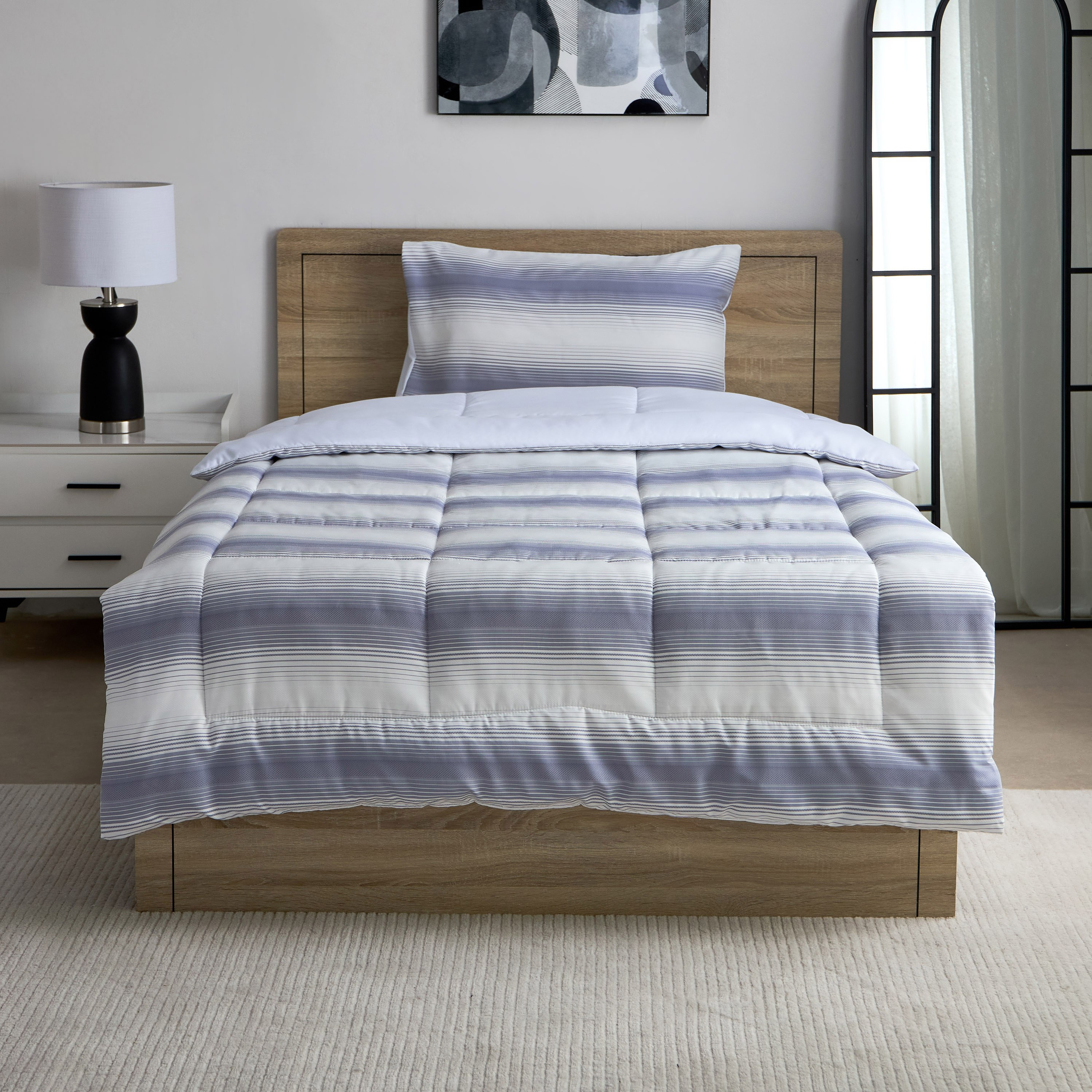 Verve 2-Piece Yarn Dyed Microfiber Single Comforter Set - 135x220 cm-hbxhomeware-hbxbedroom-image-3