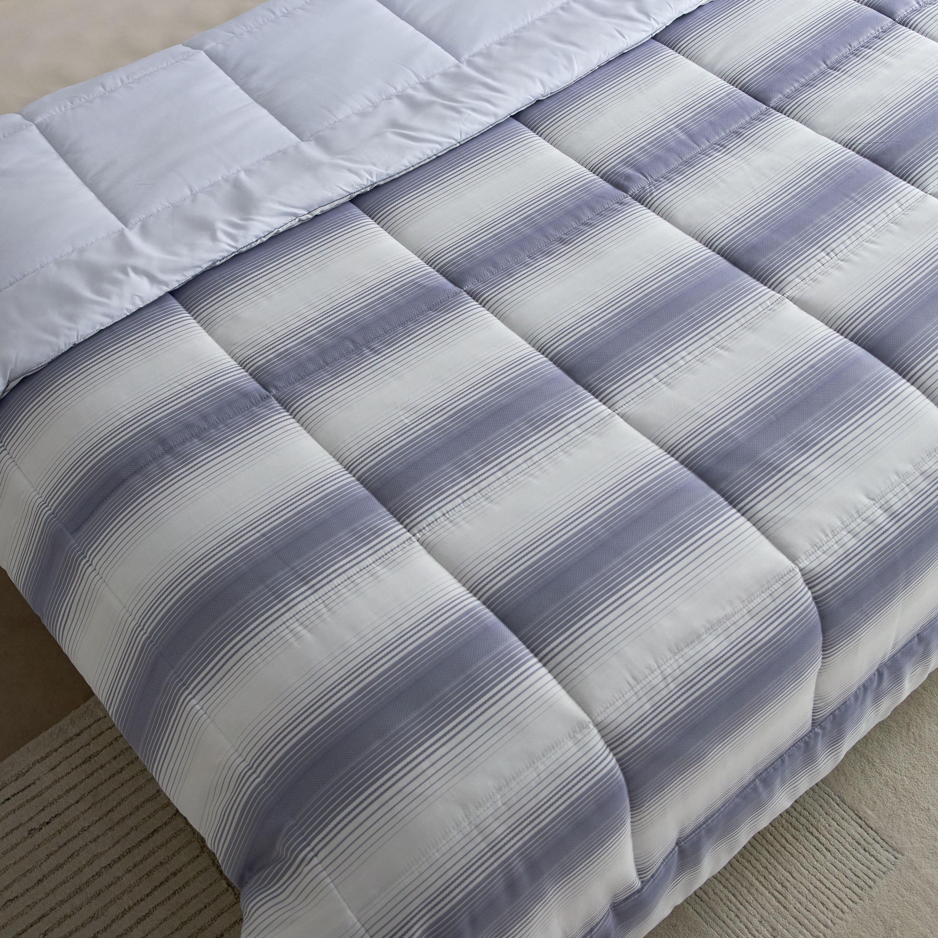 Verve Yarn Dyed Microfiber 3-Piece King Comforter Set - 220x240 cm-hbxhomeware-hbxbedroom-image-5