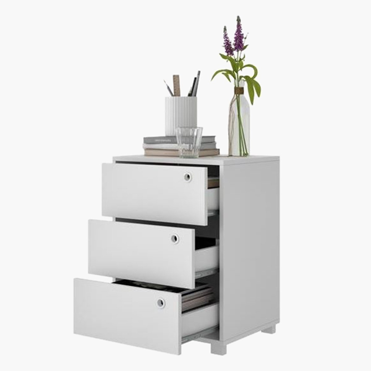 خزانة متعددة الأغراض بثلاثة أدراج ثيو من بيانكا-hbxfurniture-office-bookcases-image-3