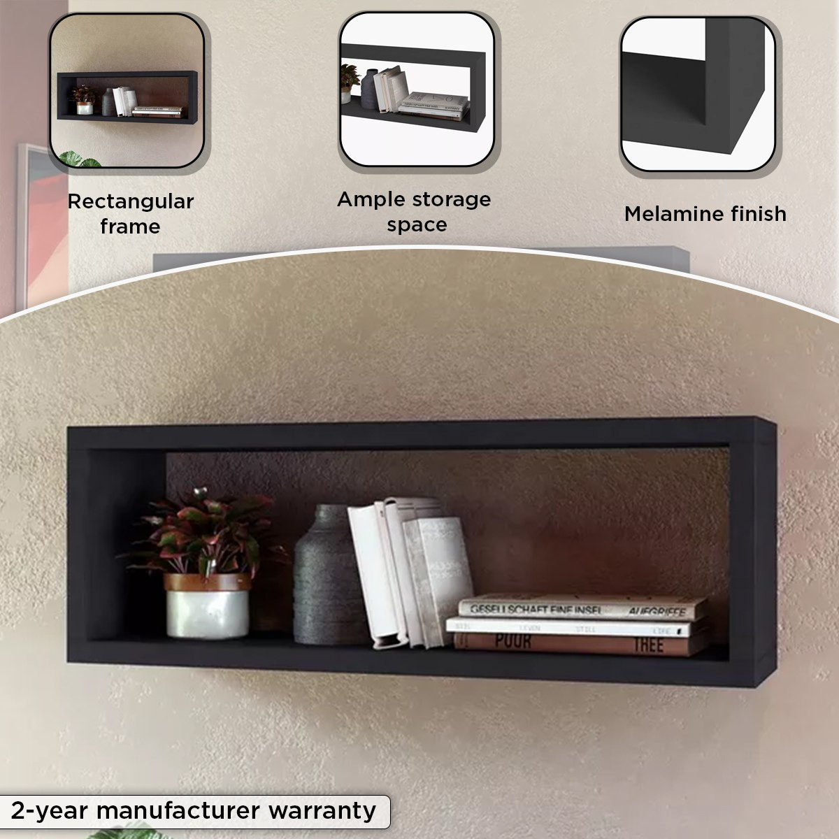 رف طويل متعدد الأغراض إيبوني من بيانكا-hbxfurniture-mediaunitsandstorage-wallshelves-image-4