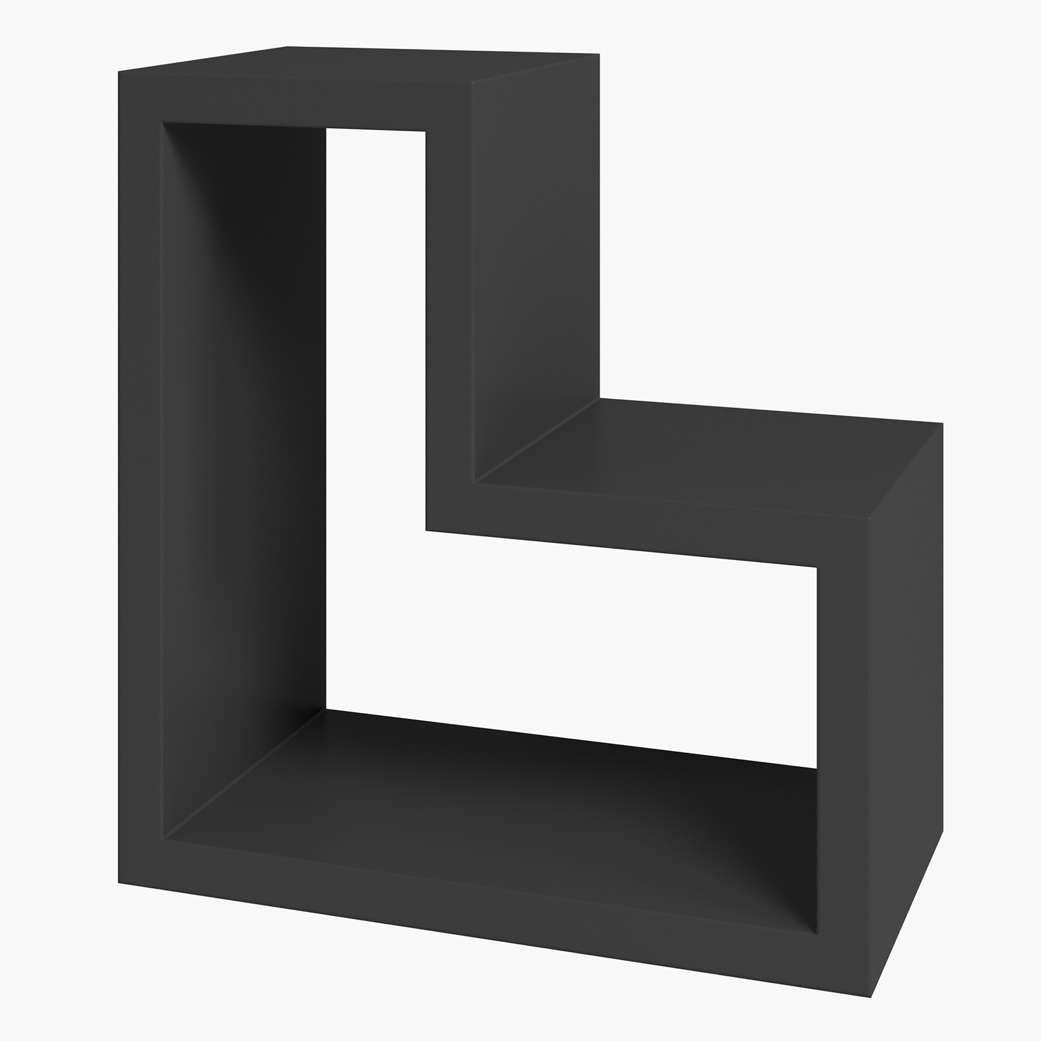 Bianca Ebony Multipurpose Step Shelf-hbxfurniture-mediaunitsandstorage-wallshelves-image-2