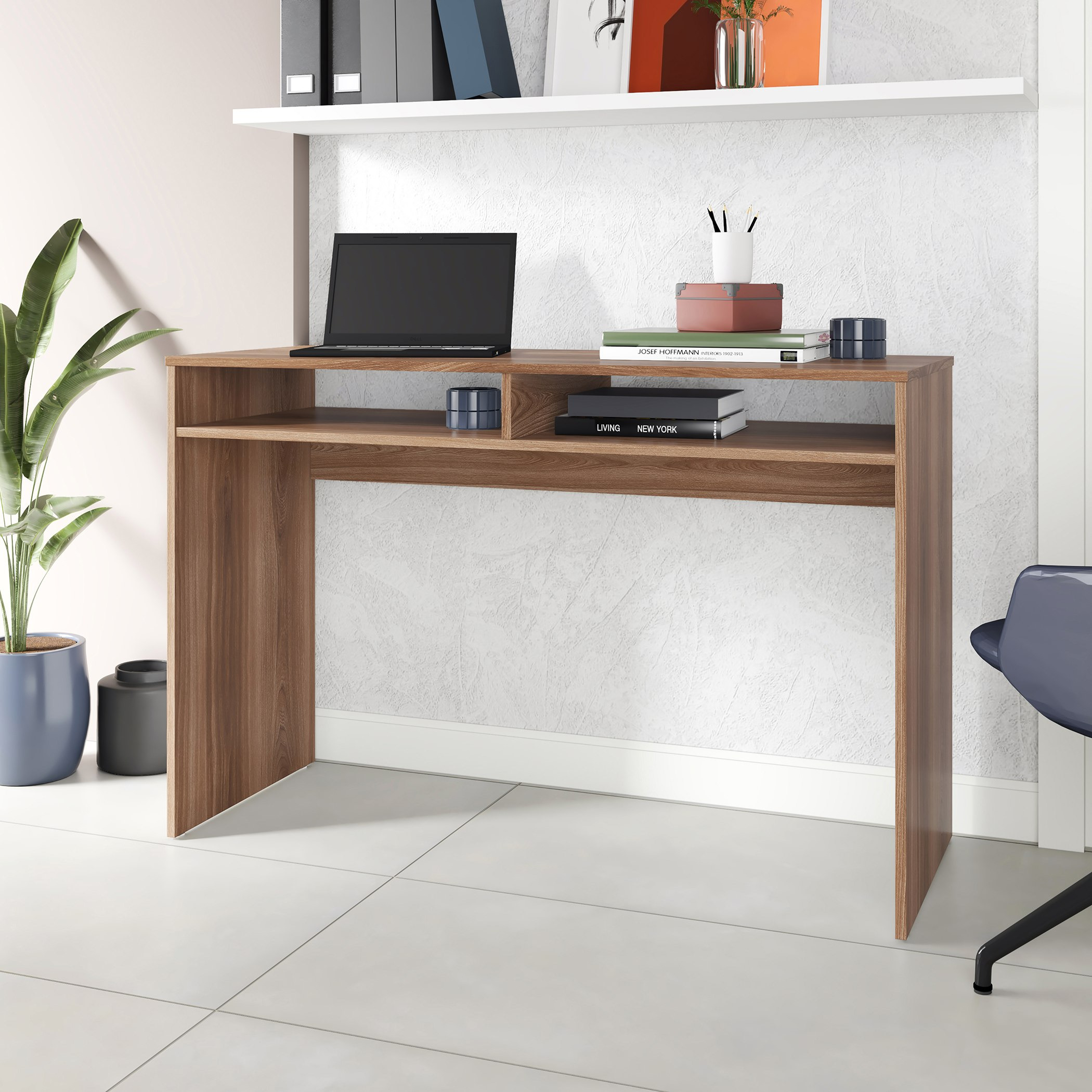 مكتب دراسة مع رفين وودي من بيانكا-hbxfurniture-office-desks-image-1