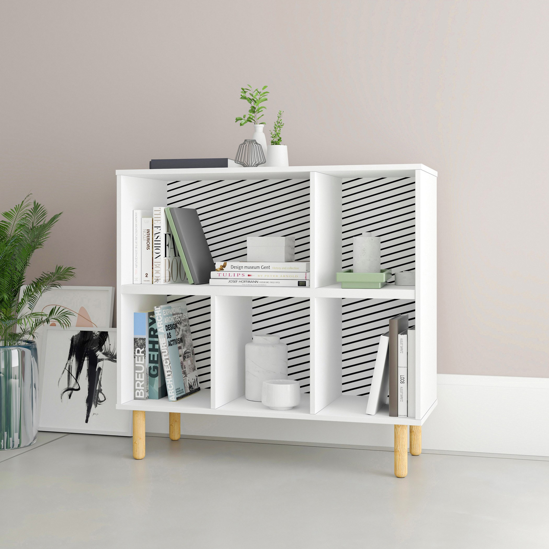 خزانة متعددة الأغراض مع 5 أرفف ثيو من بيانكا-hbxfurniture-office-bookcases-image-1