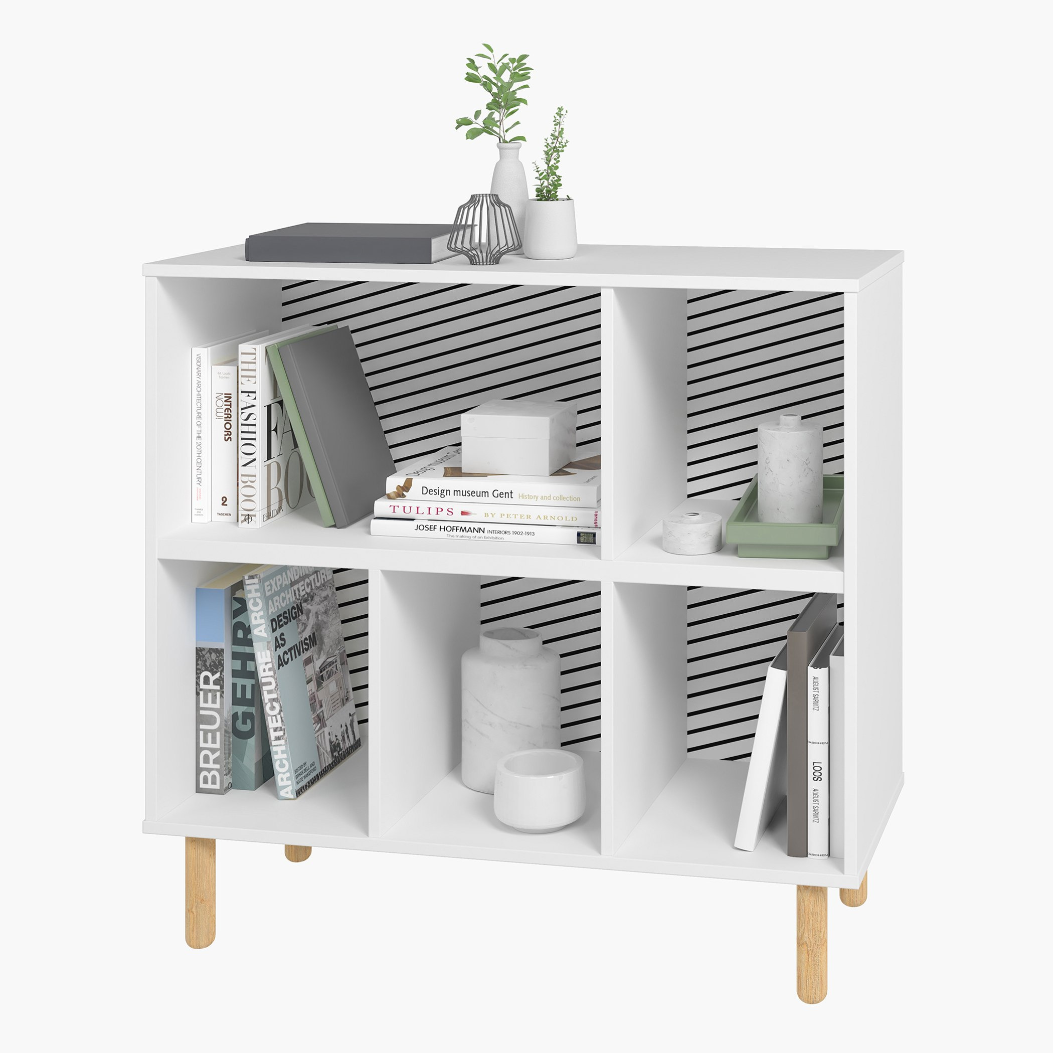خزانة متعددة الأغراض مع 5 أرفف ثيو من بيانكا-hbxfurniture-office-bookcases-image-4