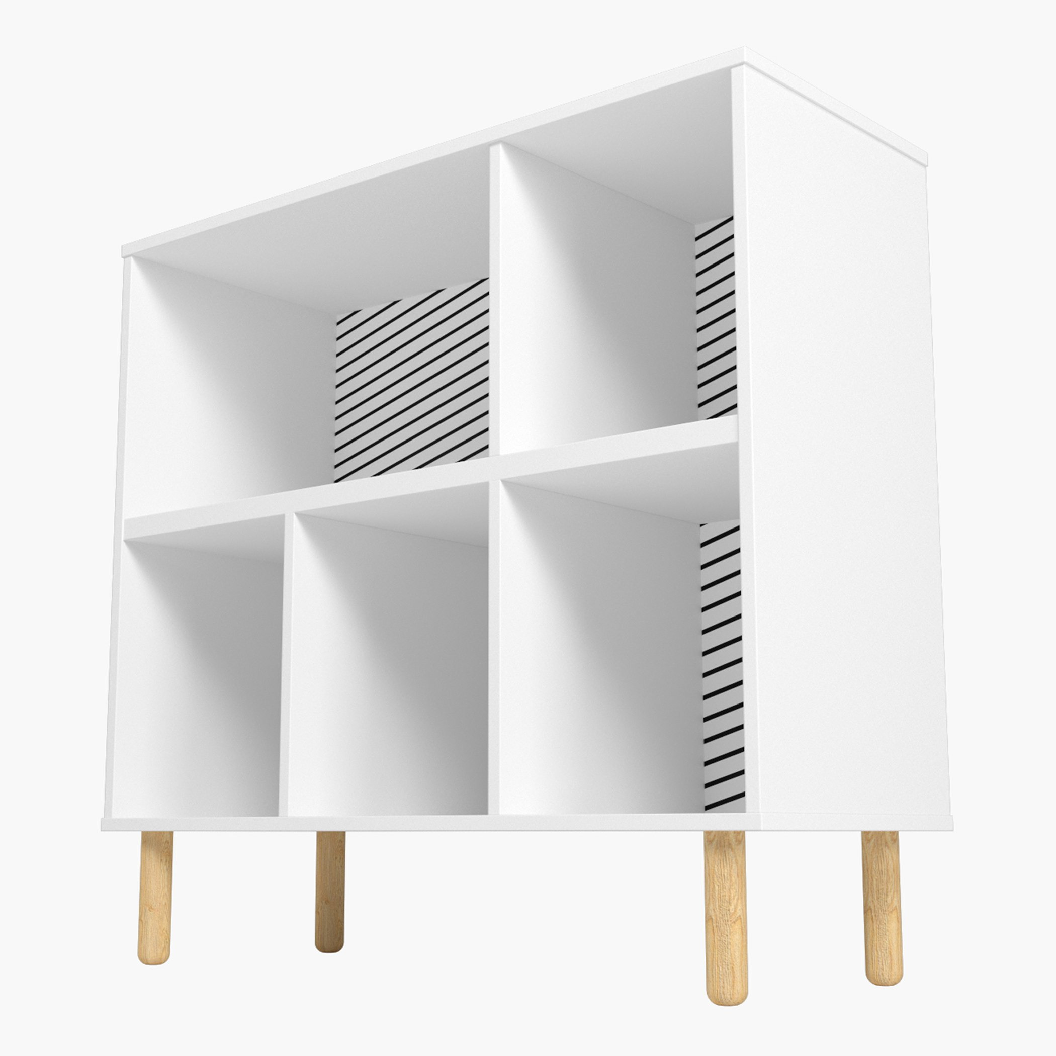 خزانة متعددة الأغراض مع 5 أرفف ثيو من بيانكا-hbxfurniture-office-bookcases-image-6