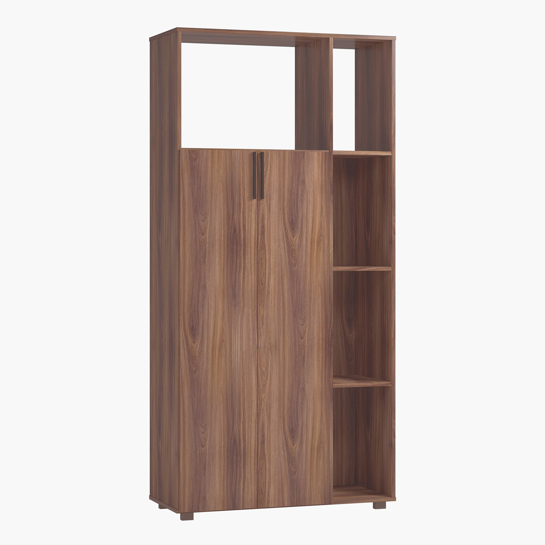 خزانة كتب متعددة الأغراض ببابين وودي من بيانكا-hbxfurniture-office-bookcases-image-2