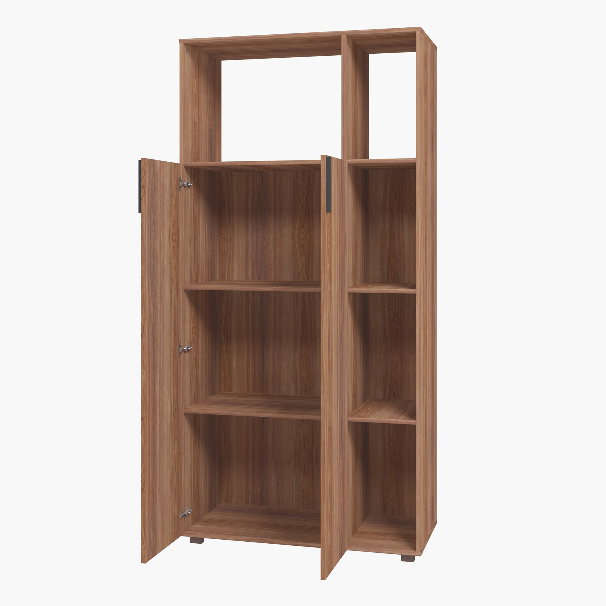 خزانة كتب متعددة الأغراض ببابين وودي من بيانكا-hbxfurniture-office-bookcases-image-3