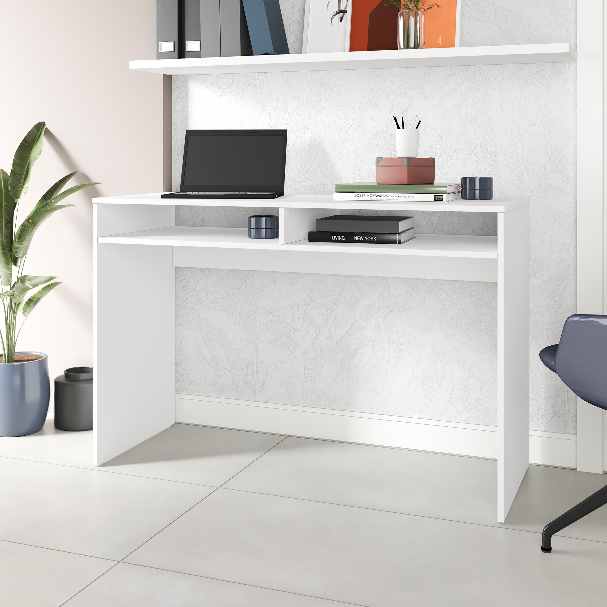 مكتب دراسة مع رفين ثيو من بيانكا-hbxfurniture-office-desks-image-1