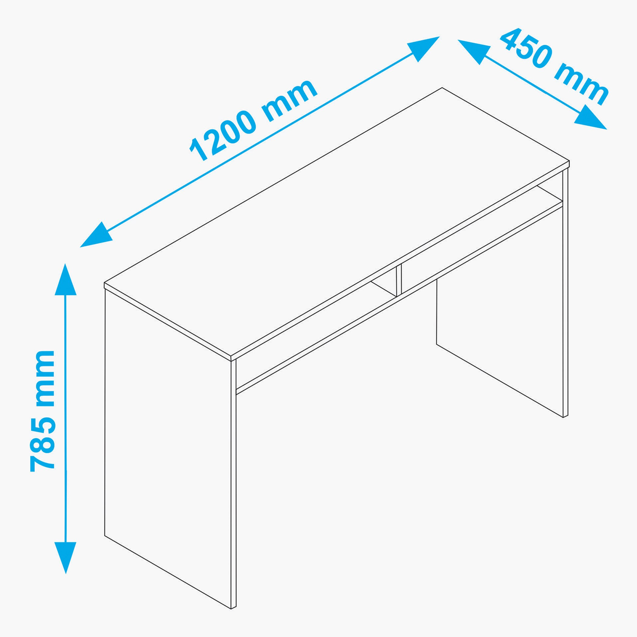 مكتب دراسة مع رفين ثيو من بيانكا-hbxfurniture-office-desks-image-7