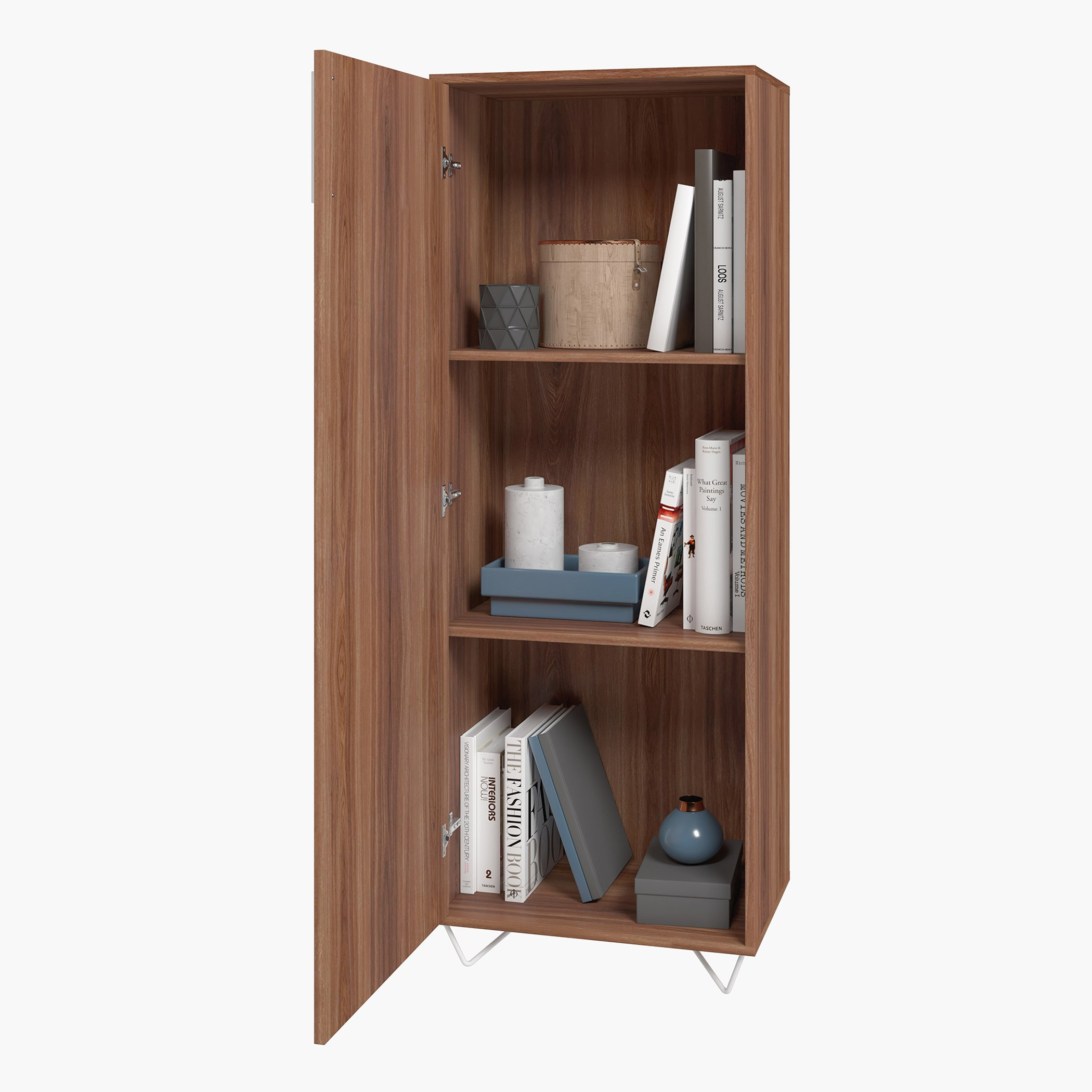 خزانة متعددة الأغراض بباب واحد من بيانكا وودي-hbxfurniture-office-bookcases-image-11