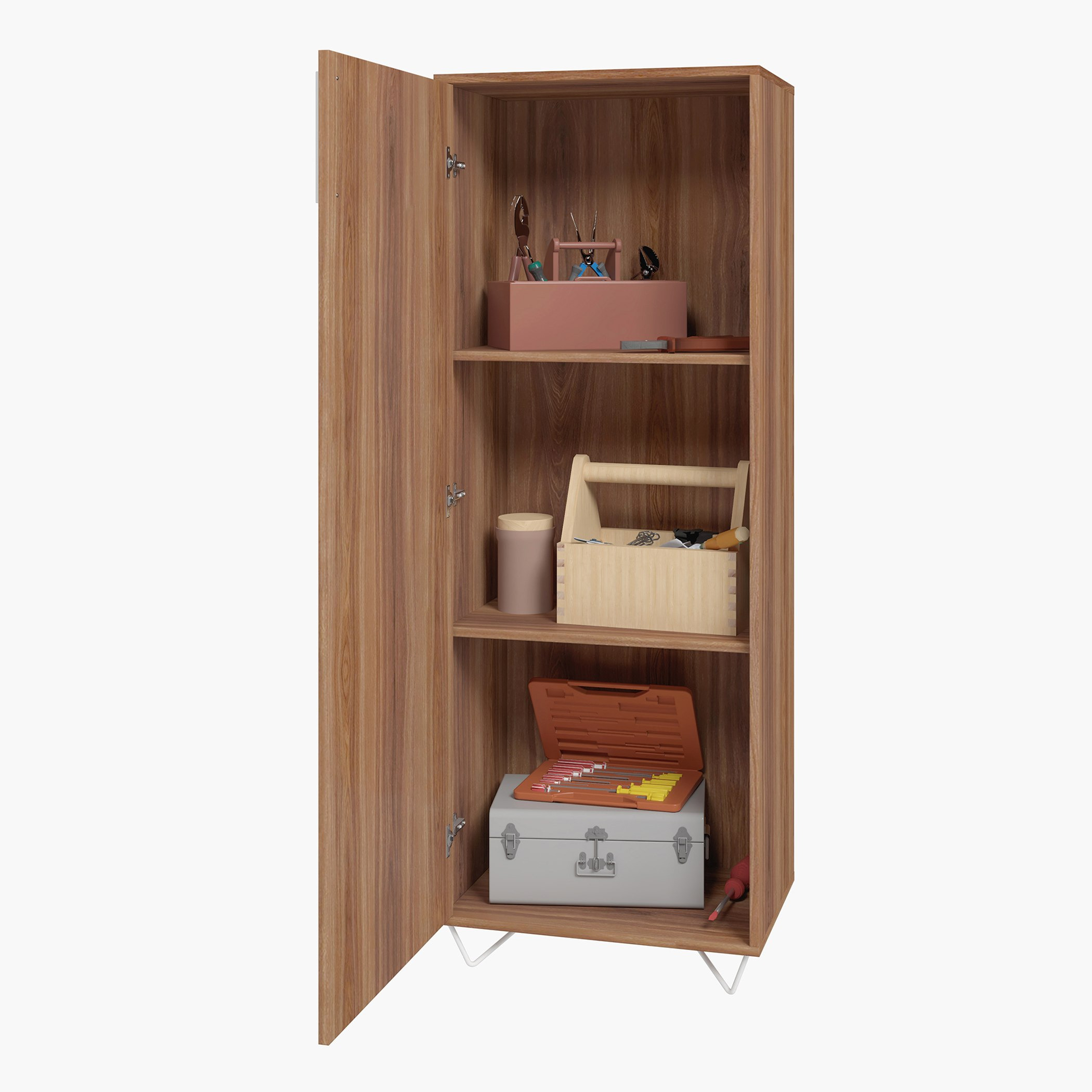 خزانة متعددة الأغراض بباب واحد من بيانكا وودي-hbxfurniture-office-bookcases-image-12