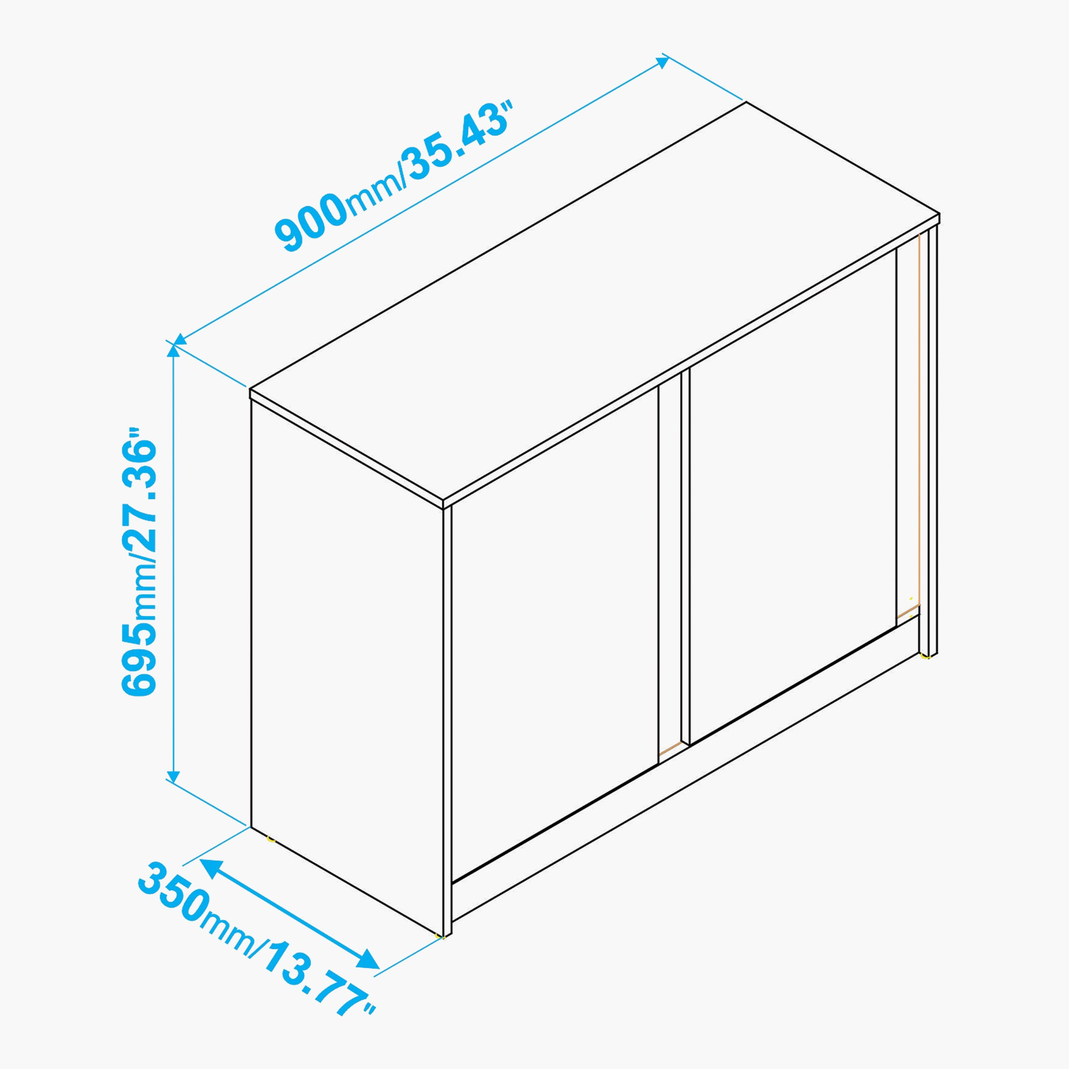 Bianca 2-Door Sideboard-hbxfurniture-diningroom-buffetsandsideboards-image-4