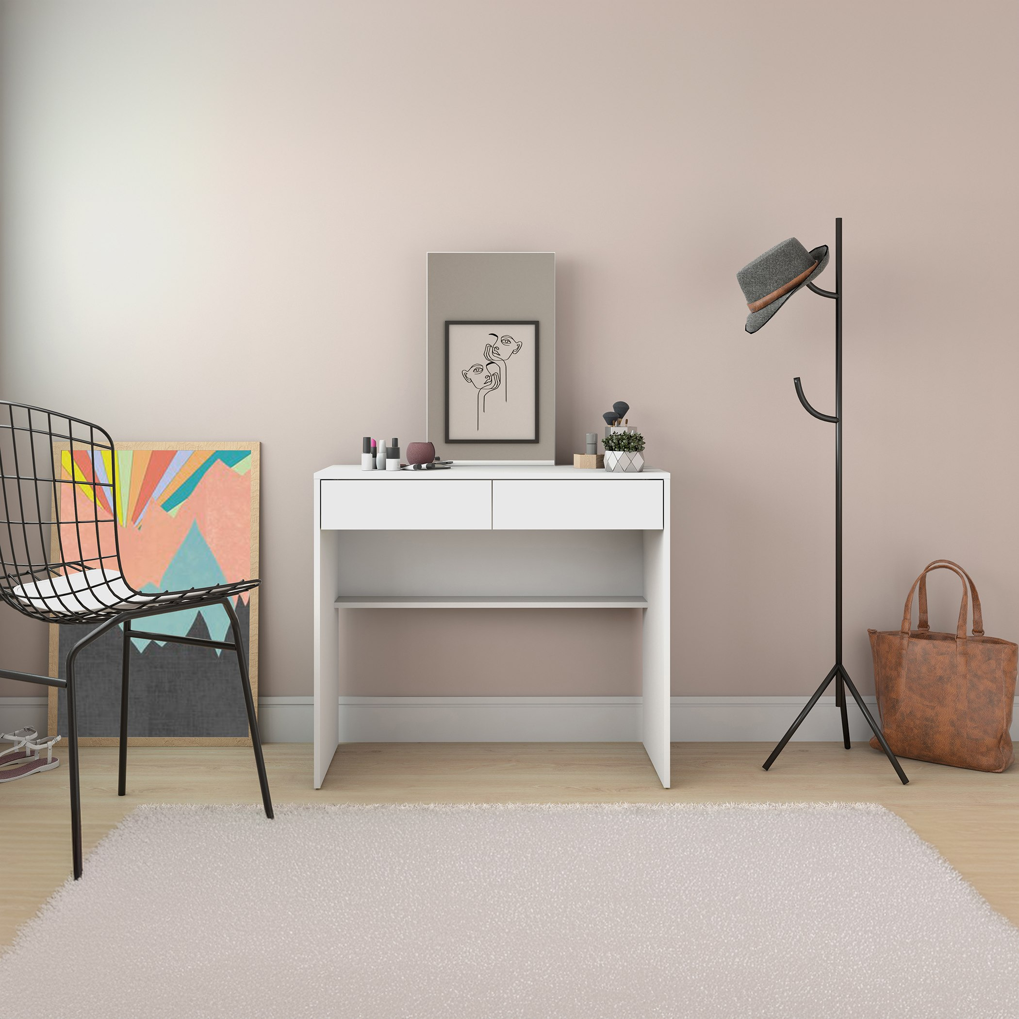 مكتب دراسة مع درجين ثيو من بيانكا-hbxfurniture-office-desks-image-1