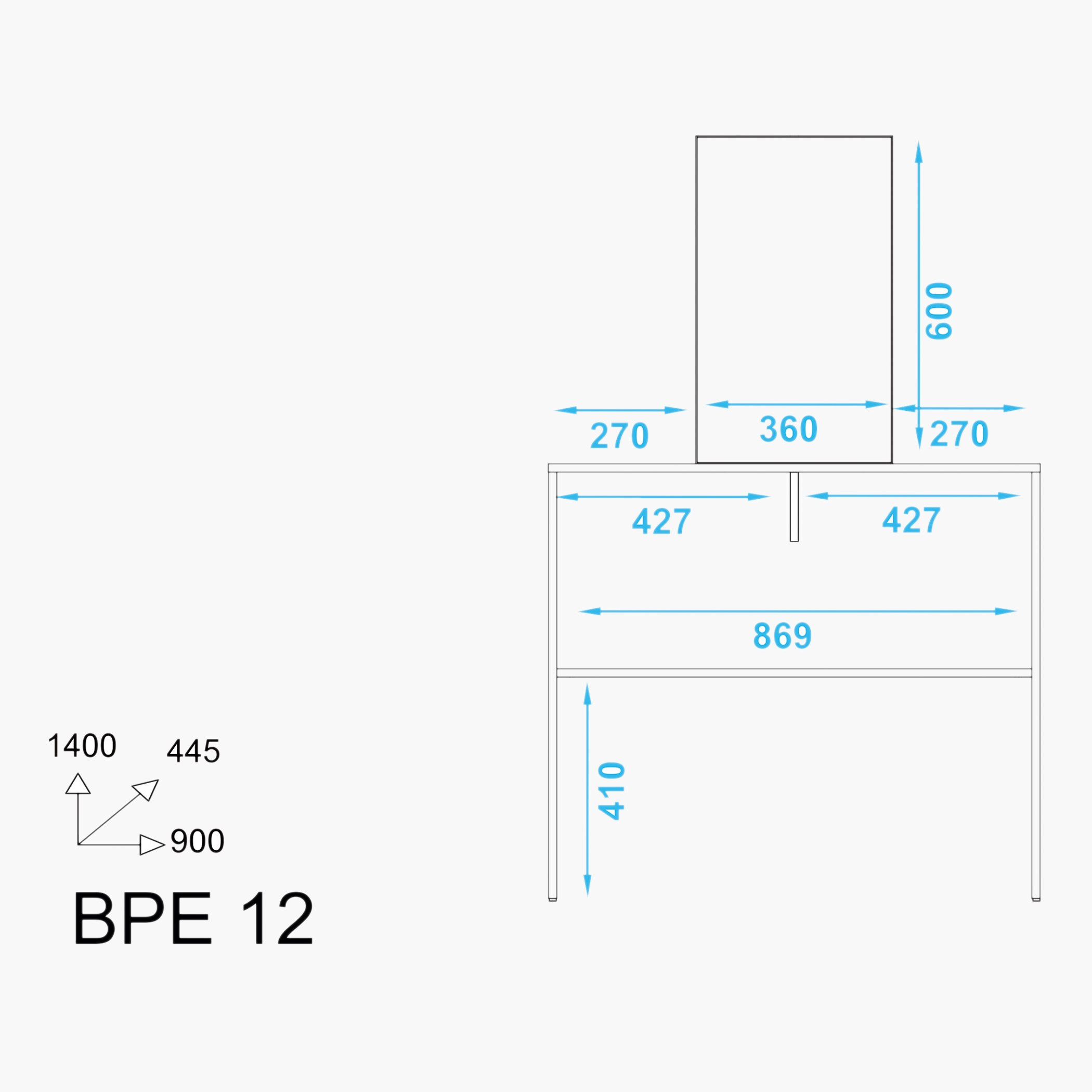 مكتب دراسة مع درجين ثيو من بيانكا-hbxfurniture-office-desks-image-8