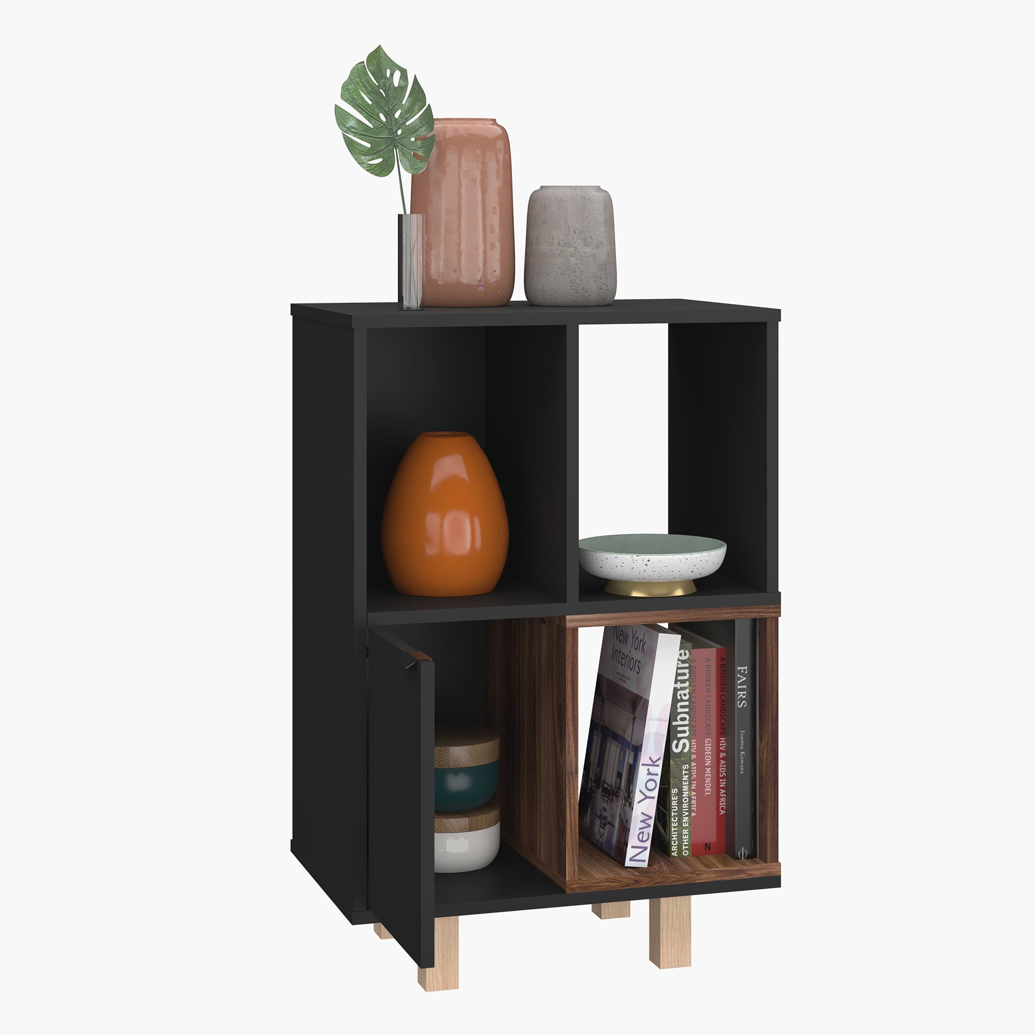 خزانة متعددة الاستخدامات إيبوني من بيانكا-hbxfurniture-office-bookcases-image-3