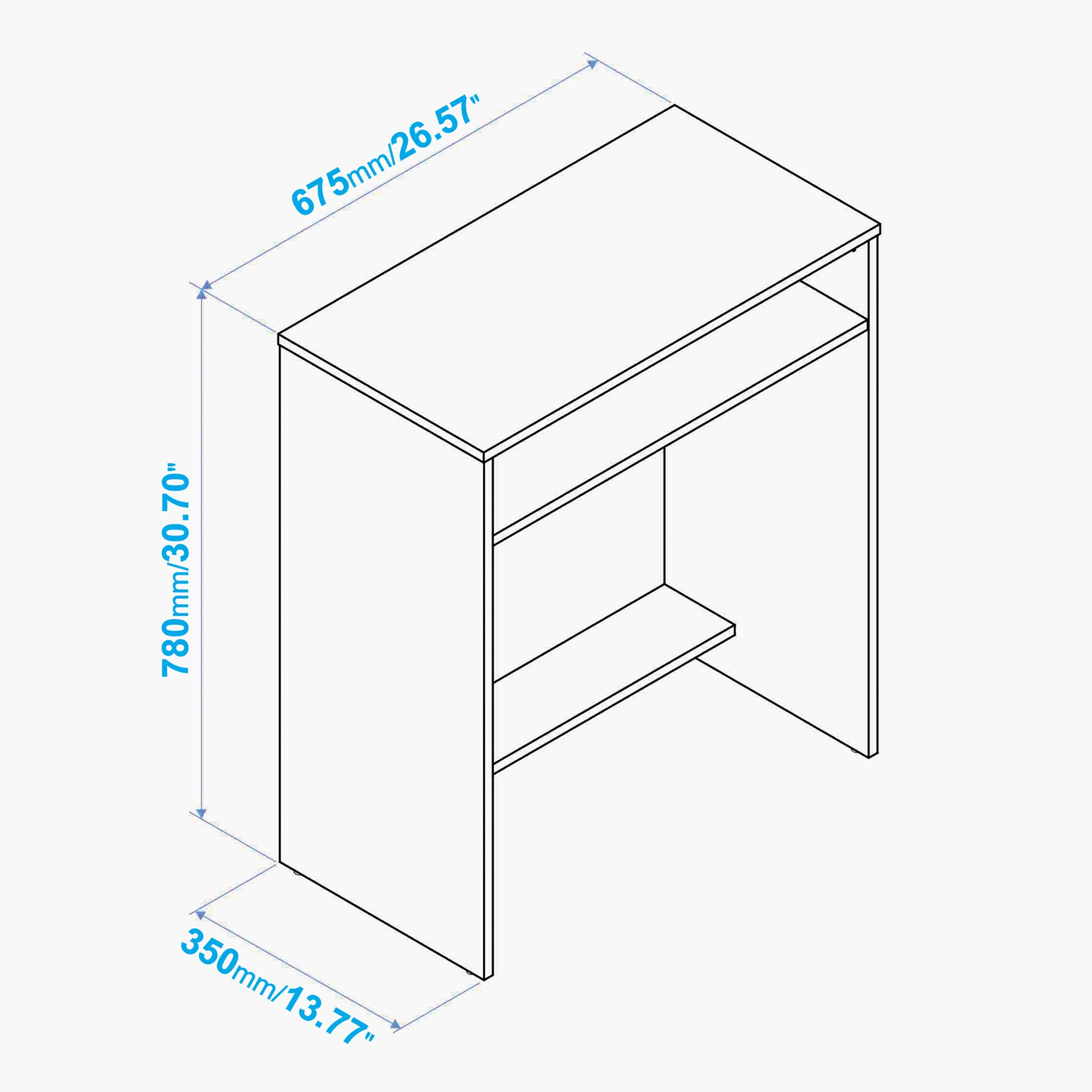 Bianca Theo Study Desk with Open Storage-hbxfurniture-office-desks-image-4