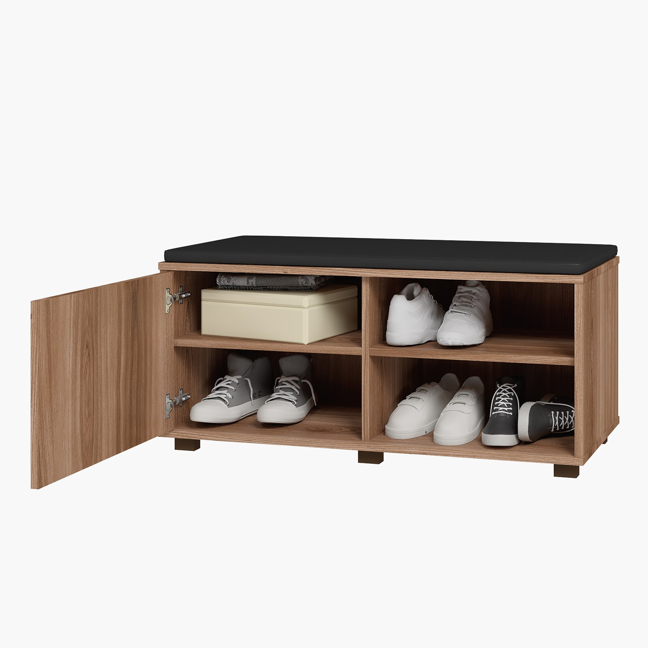 مقعد بنش متعدد الأغراض مع مساحة تخزين وودي من بيانكا-hbxbedroom-shoecabinetsandracks-image-3