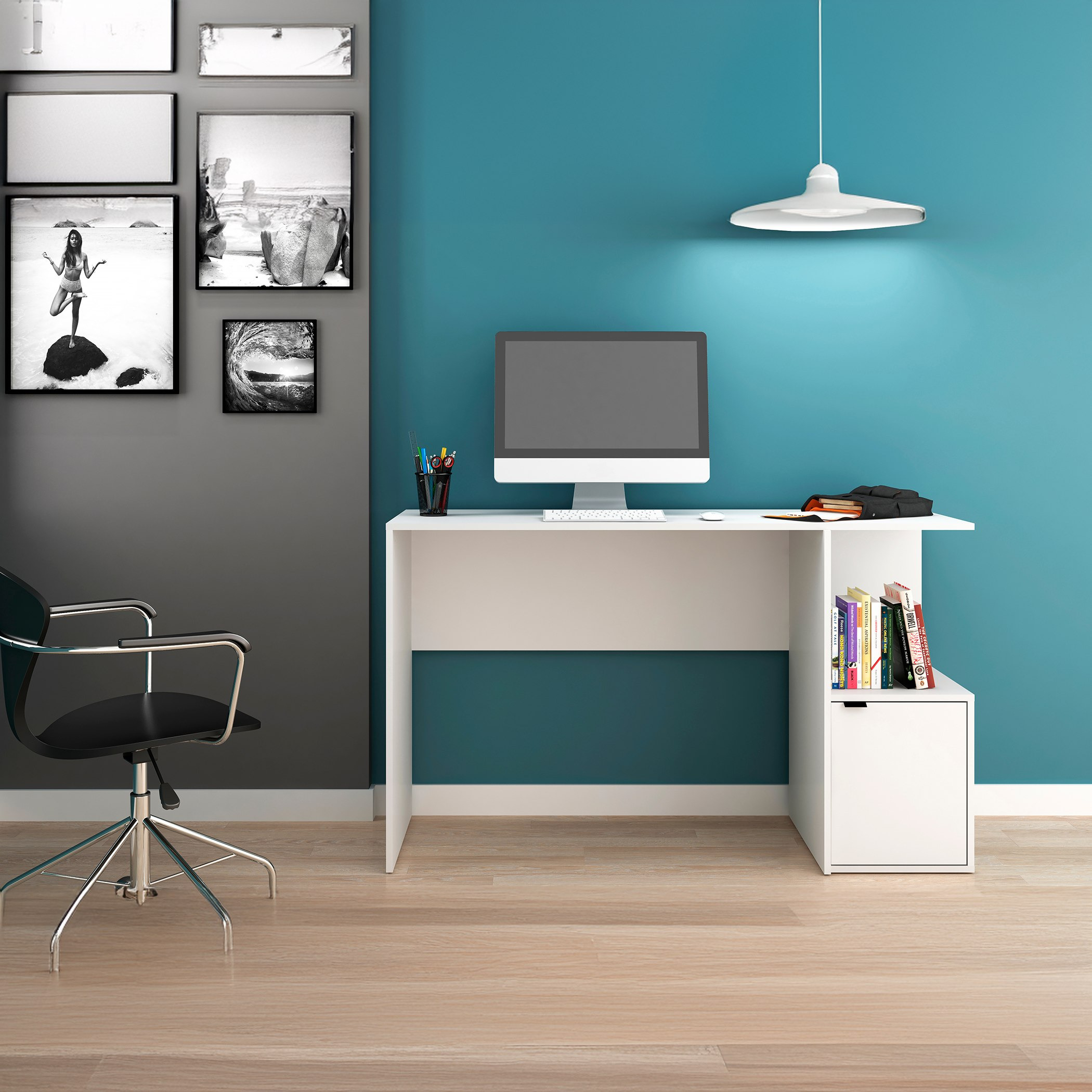 Binanca Theo Study Desk Side Open Storage-hbxfurniture-office-desks-image-1