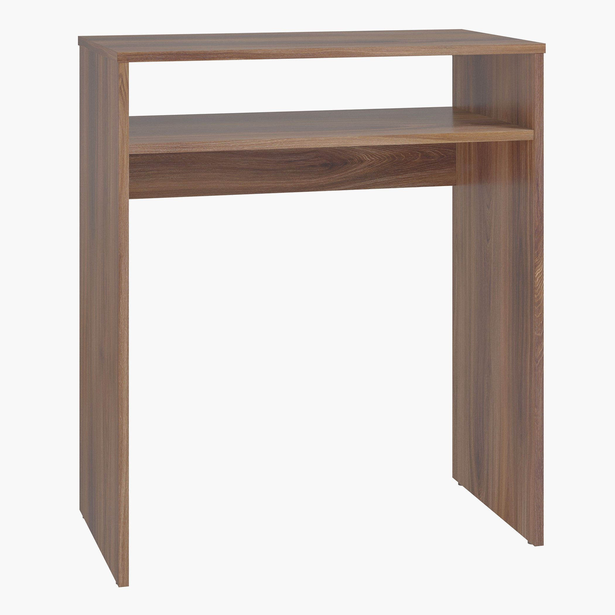 Bianca Woody Basic Study Desk with Shelf-hbxfurniture-office-desks-image-2