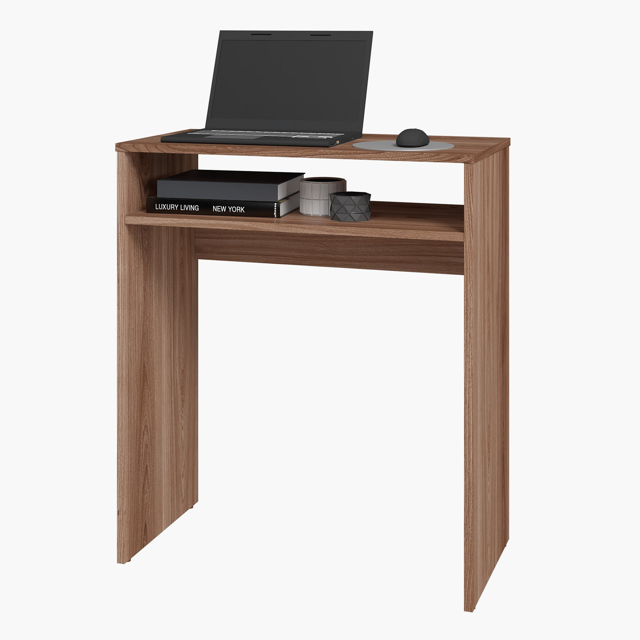 Bianca Woody Basic Study Desk with Shelf-hbxfurniture-office-desks-image-3