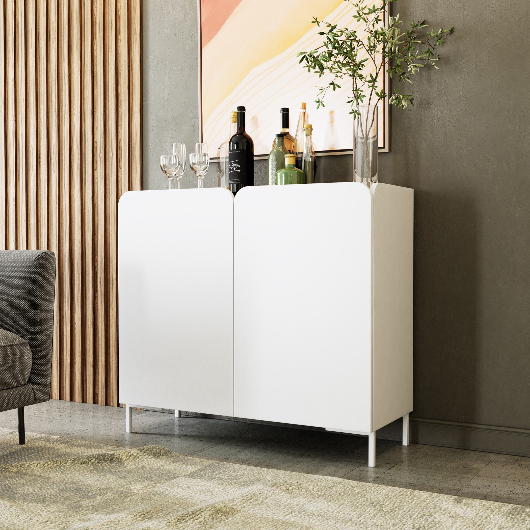 خزانة جانبية ببابين لوندرينا من بيانكا-hbxfurniture-diningroom-buffetsandsideboards-image-1