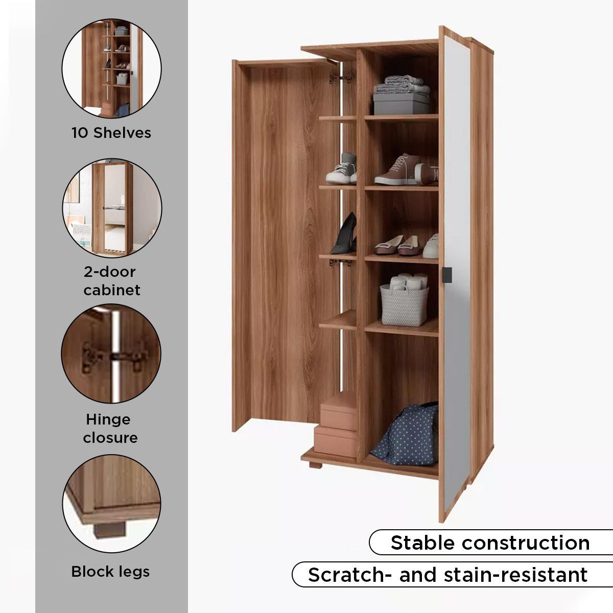 خزانة متعددة الاستخدام 2 باب مع مرآة من بيانكا وودي-hbxbedroom-shoecabinetsandracks-image-5