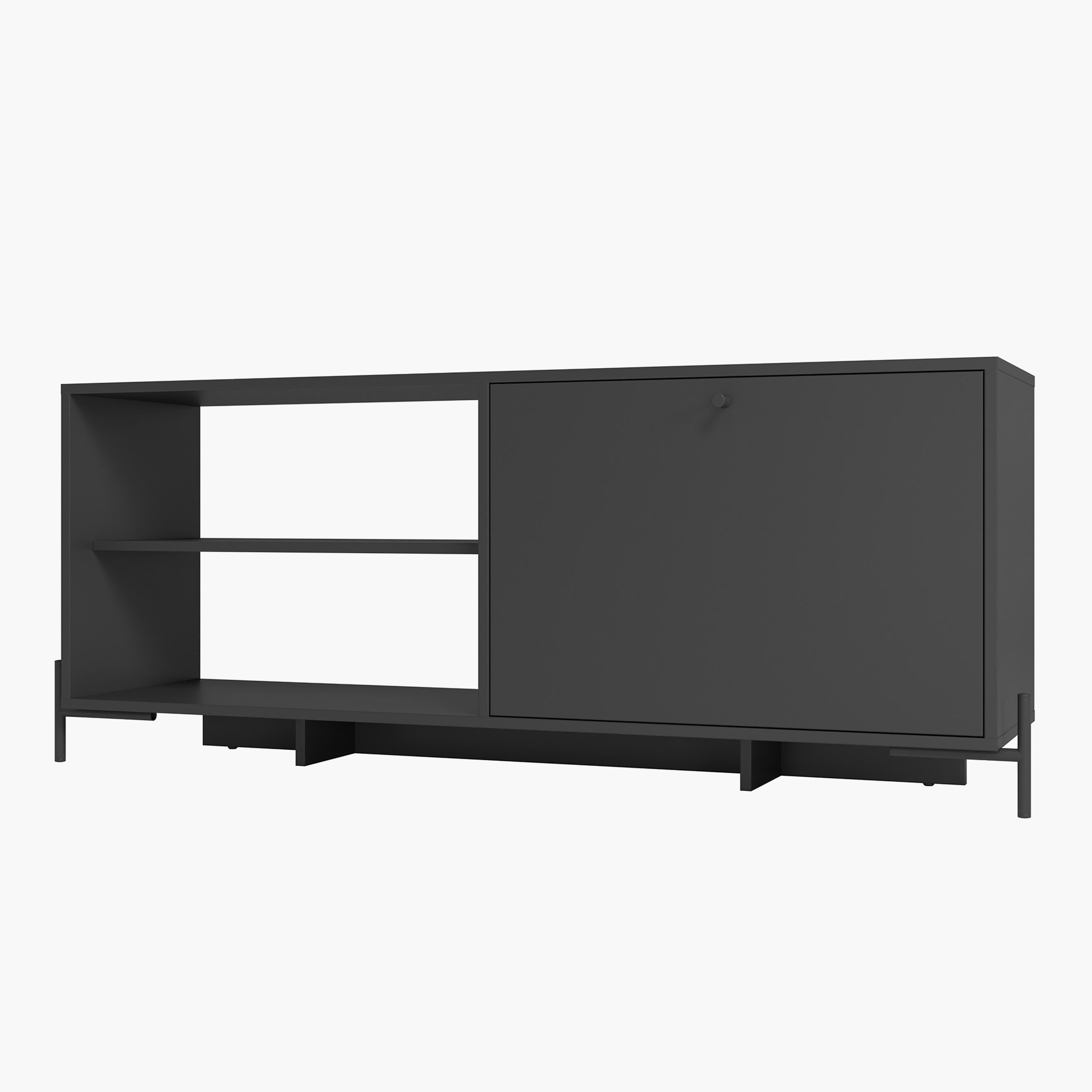 خزانة جانبية متعددة الأغراض إبوني من بيانكا-hbxfurniture-office-bookcases-image-2