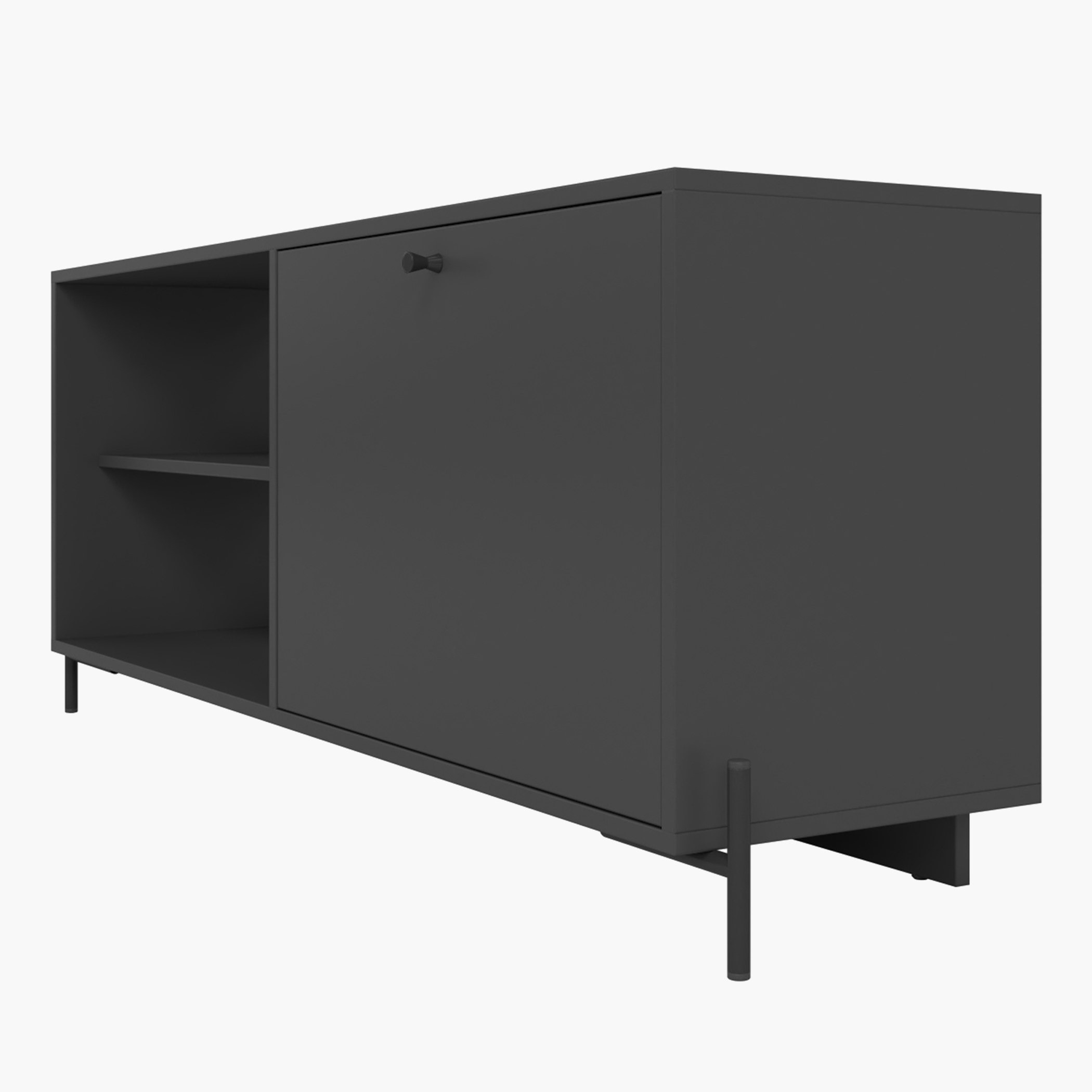 خزانة جانبية متعددة الأغراض إبوني من بيانكا-hbxfurniture-office-bookcases-image-4