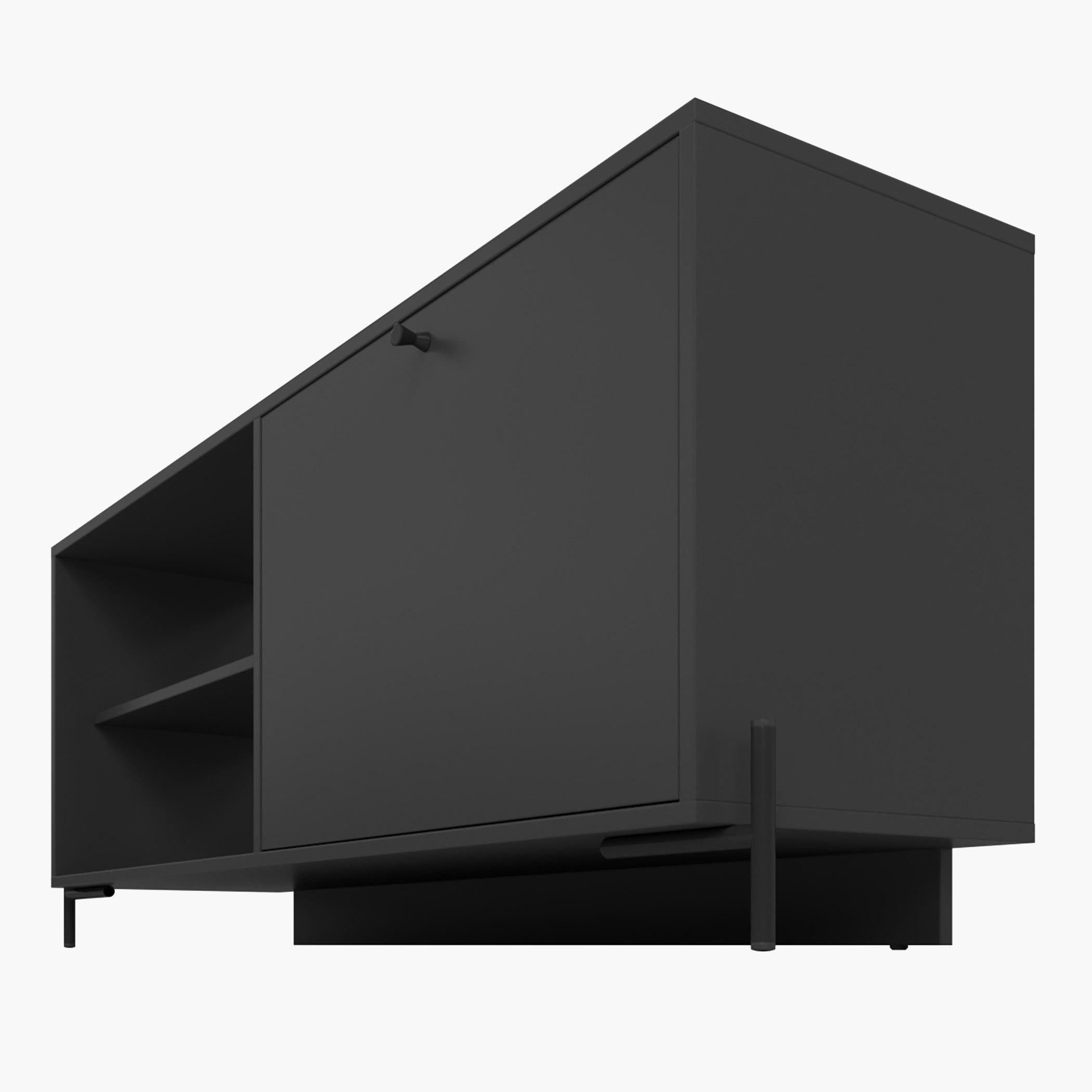 خزانة جانبية متعددة الأغراض إبوني من بيانكا-hbxfurniture-office-bookcases-image-5