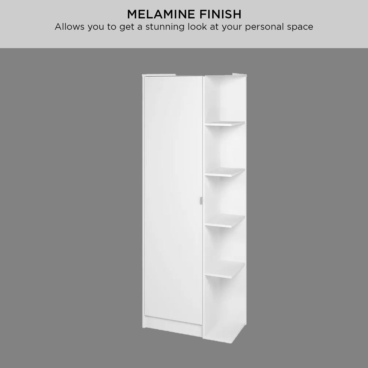 Bianca Theo 1-Door Multipurpose Cabinet with Side Rack and 5 Shelves-hbxbedroom-shoecabinetsandracks-image-7