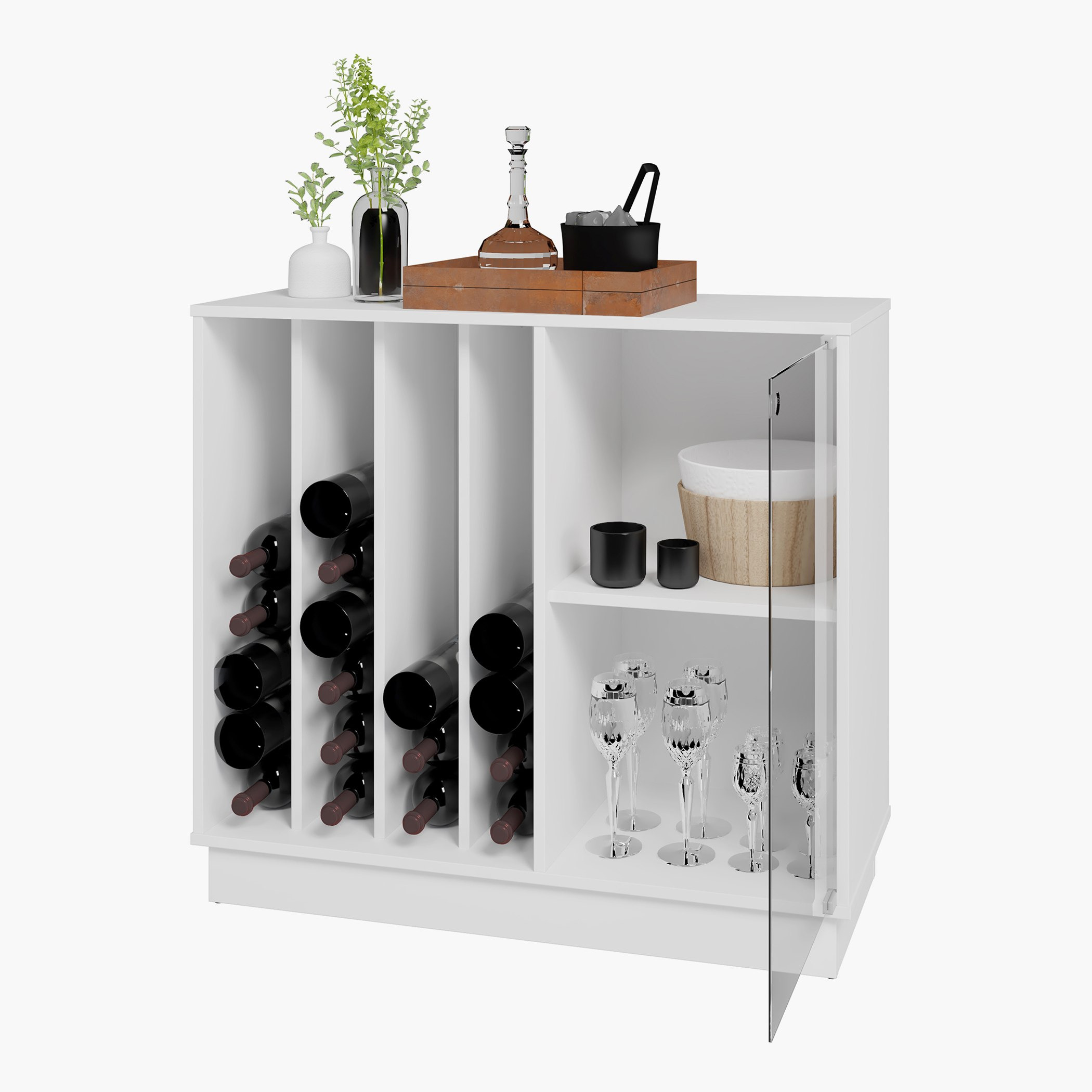 رف مفتوح متعدد الأغراض لـ 28 قارورة ثيو من بيانكا-hbxfurniture-diningroom-barcountersandbarstools-image-5
