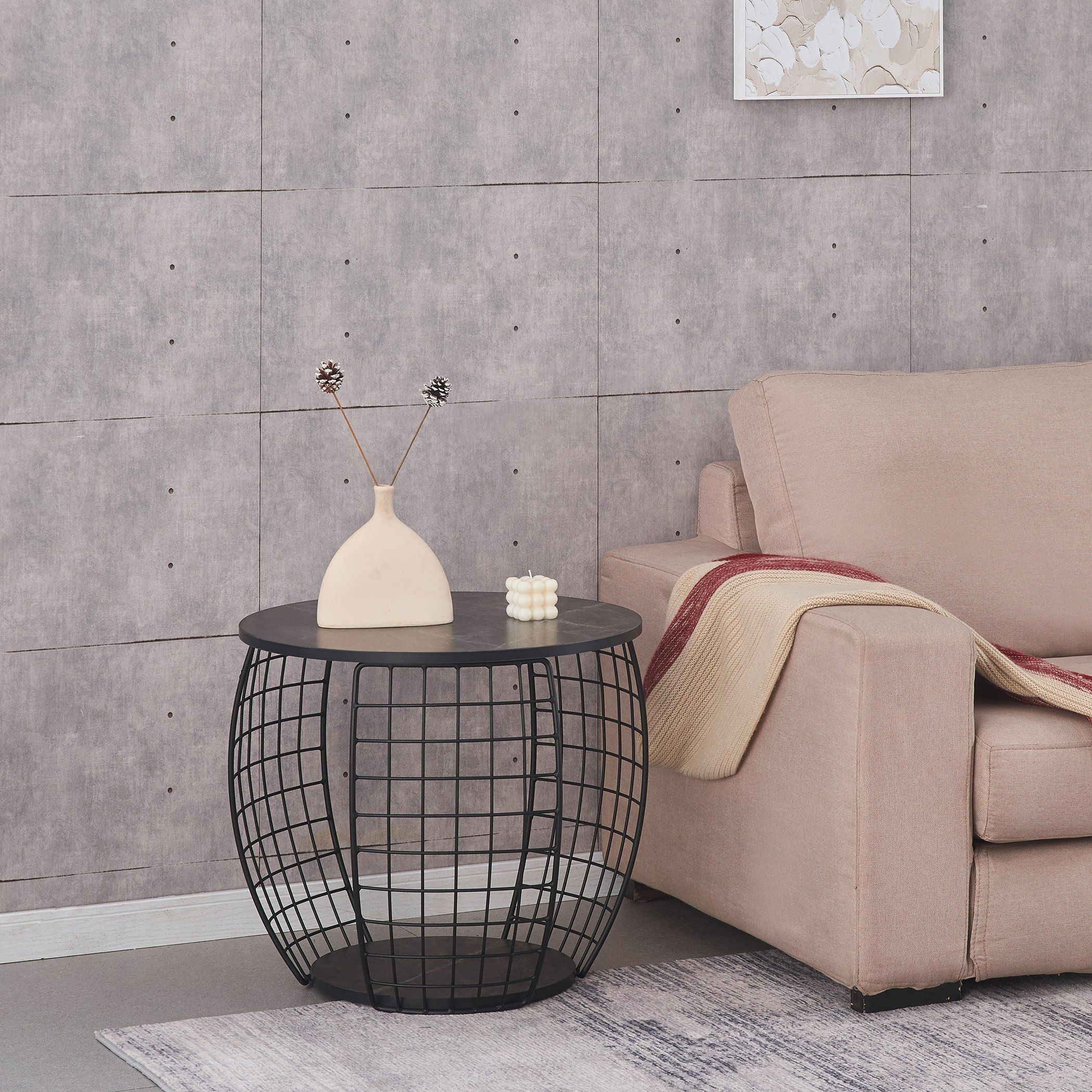 Globe End Table-hbxfurniture-livingroom-endtables-image-1