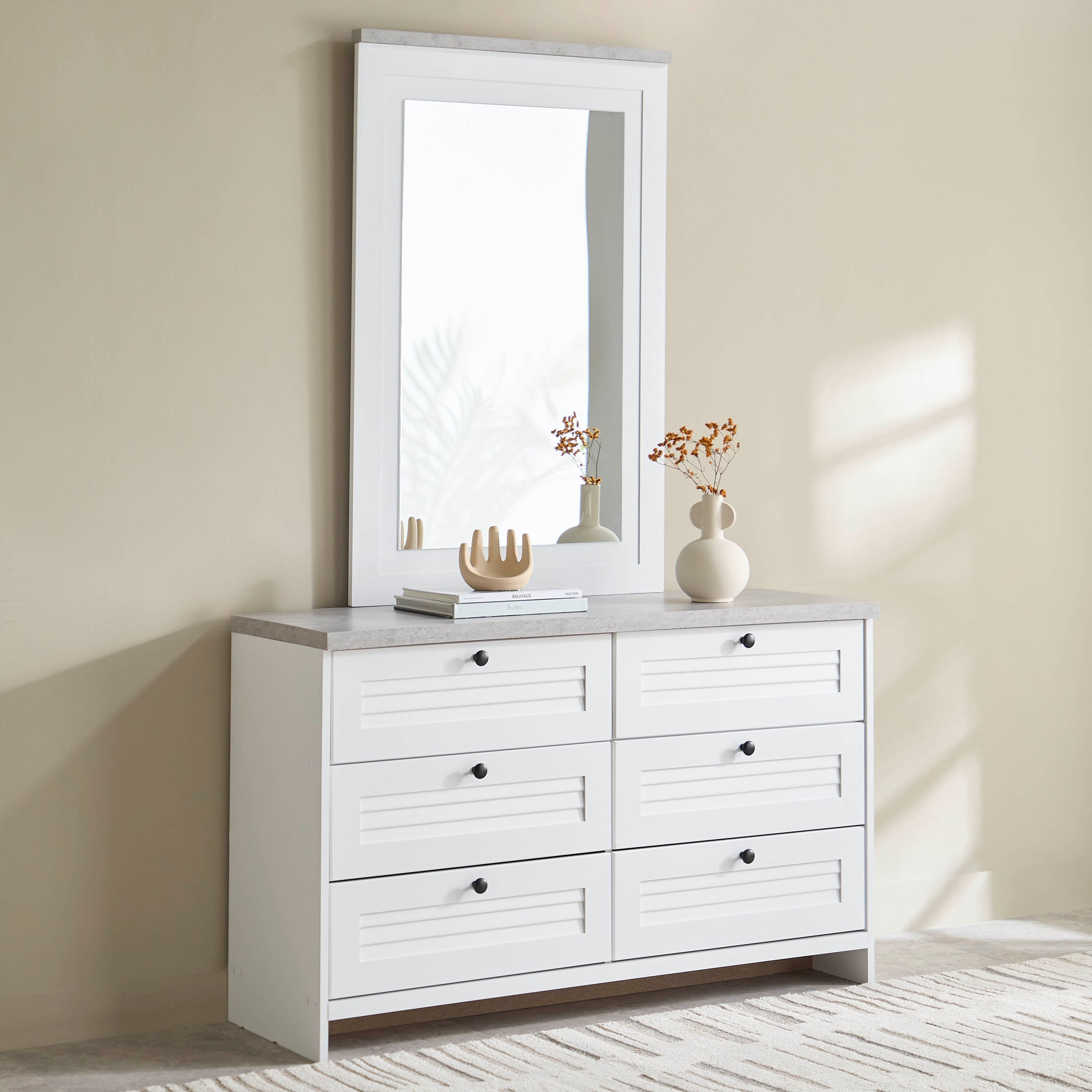 طقم غرفة نوم كينج 5 قطع بلوح رأسي بمساحة تخزين - لوفيا من موڤو - 180×200 سم-hbxbedroom-bedsandbedsets-bedroomsets-king-image-10