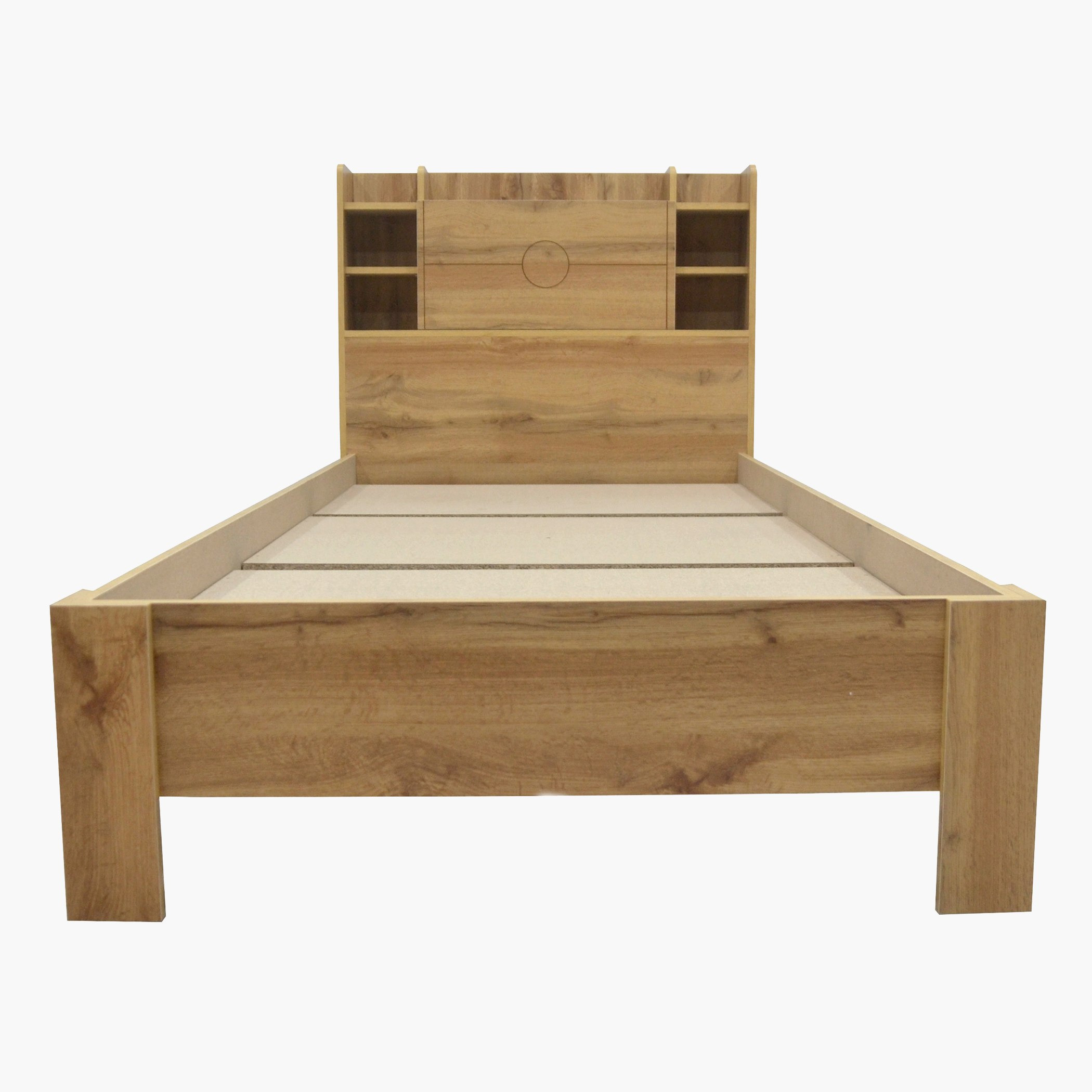 Movo Carnation Smart Single Bed with Storage Headboard - 90x200 cm-hbxfurniture-bedsandbedsets-beds-single-image-3
