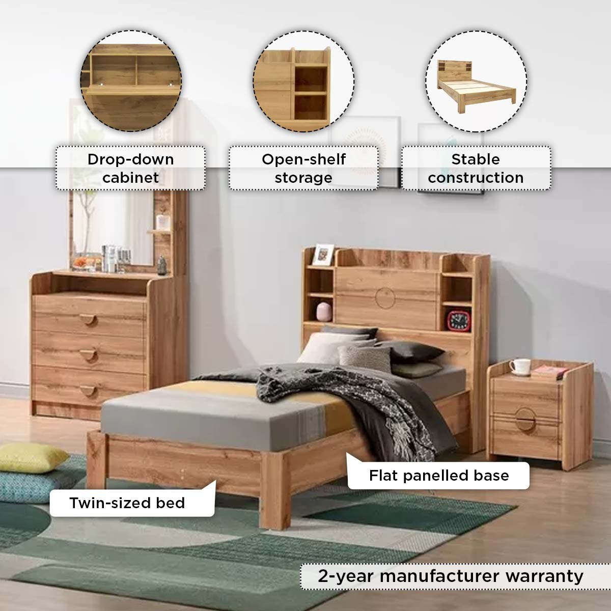 سرير توين ذكي مع لوح رأسي بمساحة تخزين - كارنيشن من موڤو - 120×200 سم-hbxbedroom-bedsandbedsets-beds-twin-image-9