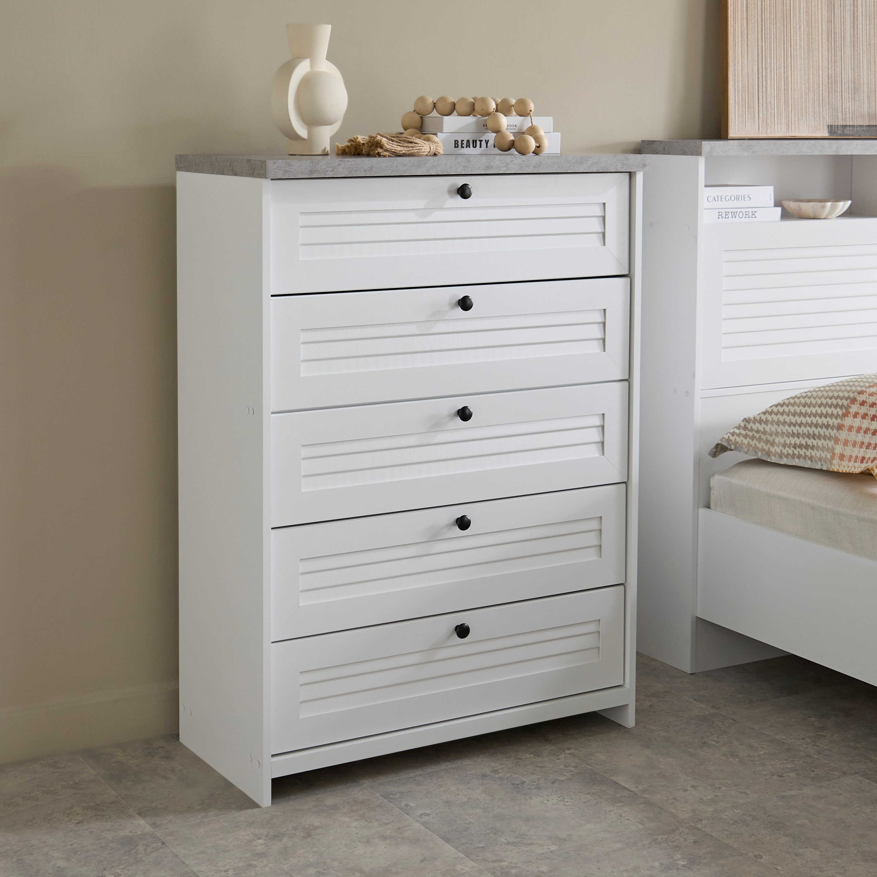 وحدة تخزين 5 أدراج - لوفيا من موڤو-hbxfurniture-dressersandchests-chestofdrawers-image-1