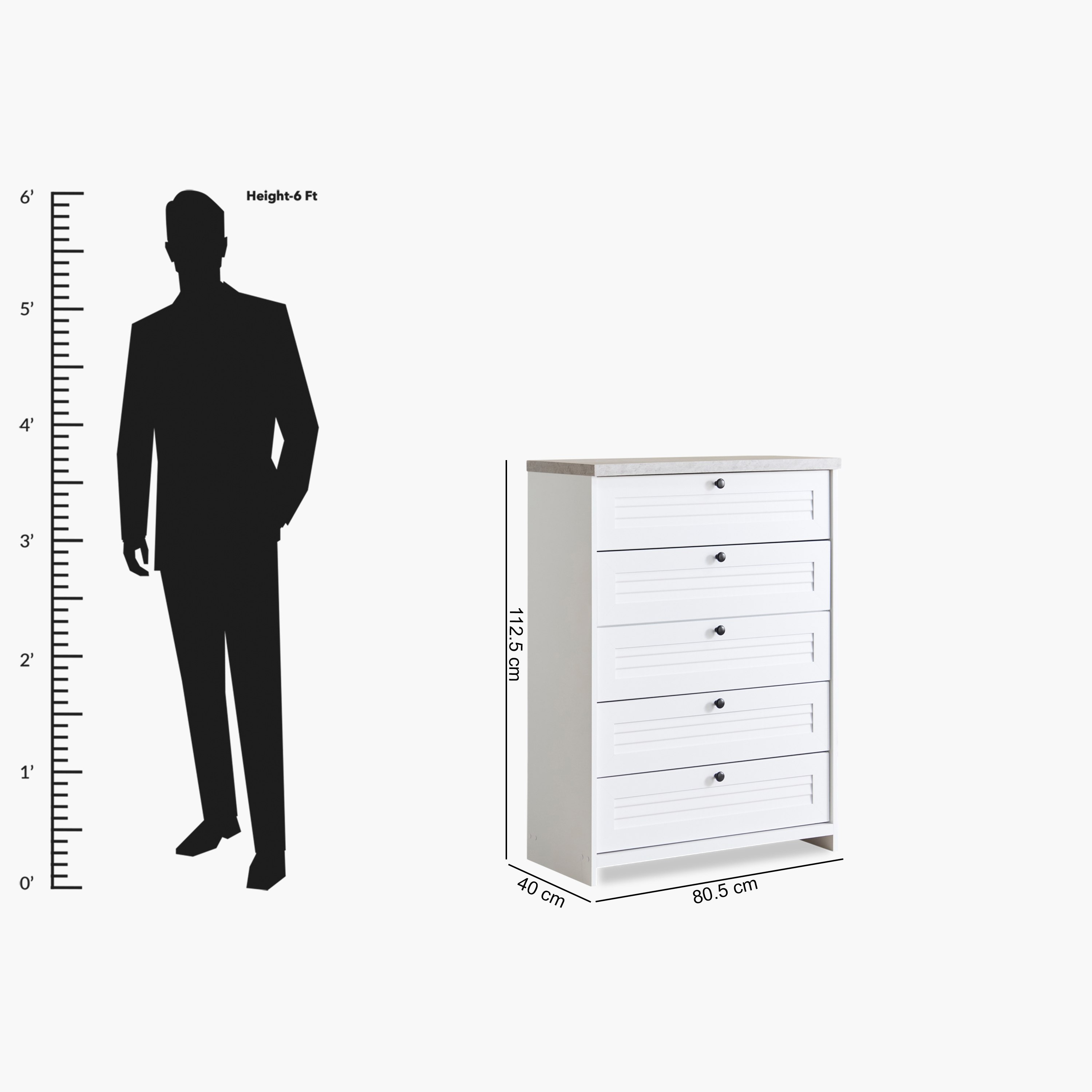 وحدة تخزين 5 أدراج - لوفيا من موڤو-hbxfurniture-dressersandchests-chestofdrawers-image-8