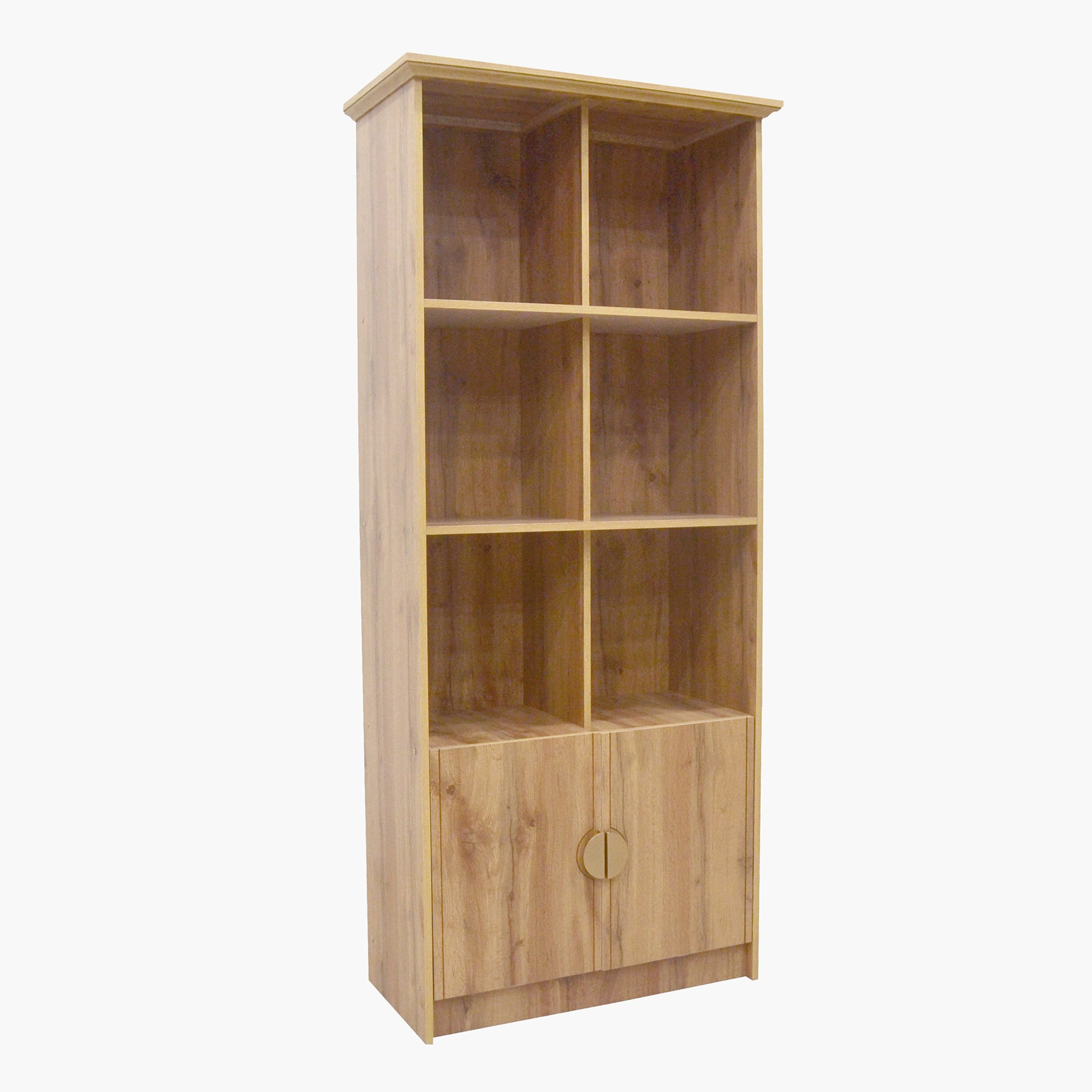 خزانة كتب ببابين من كارنيشن-hbxfurniture-office-bookcases-image-3