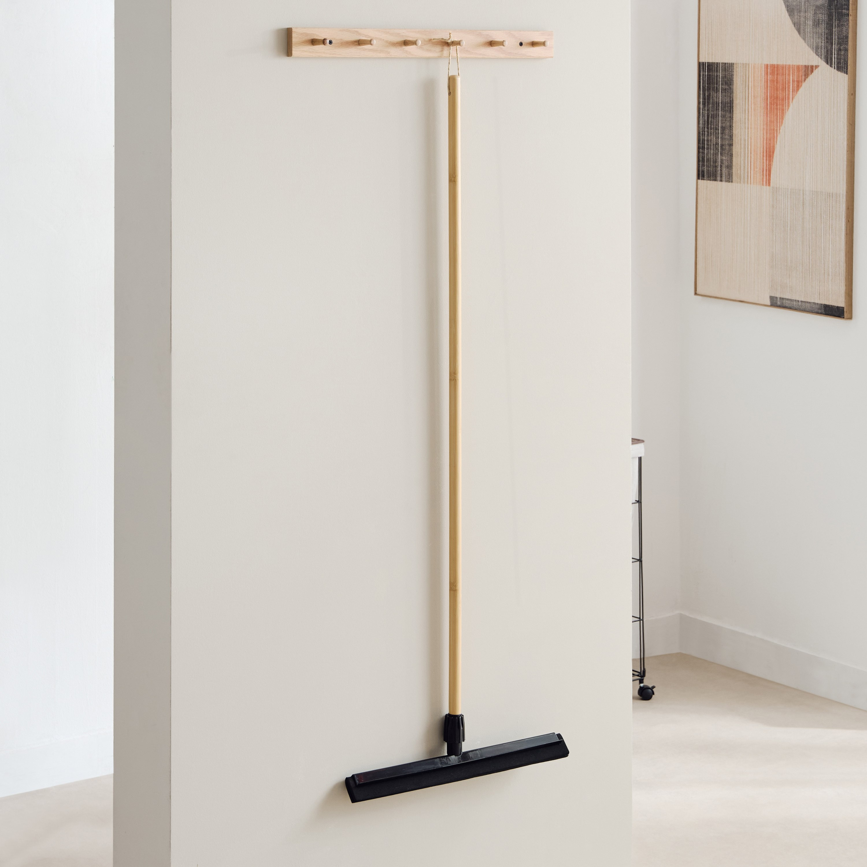 Ebony Floor Squeegee with Bamboo Handle - 45 cm-PROMO_HB_AE_B1G1_250925-image-1