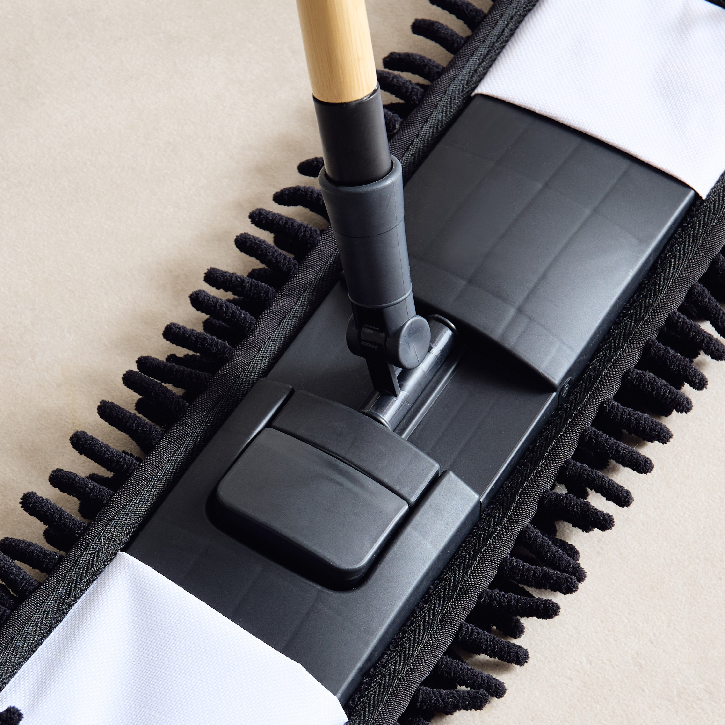 Ebony Bamboo Handle Flat Mop - 130x43 cm-PROMO_HB_AE_B1G1_250925-image-4