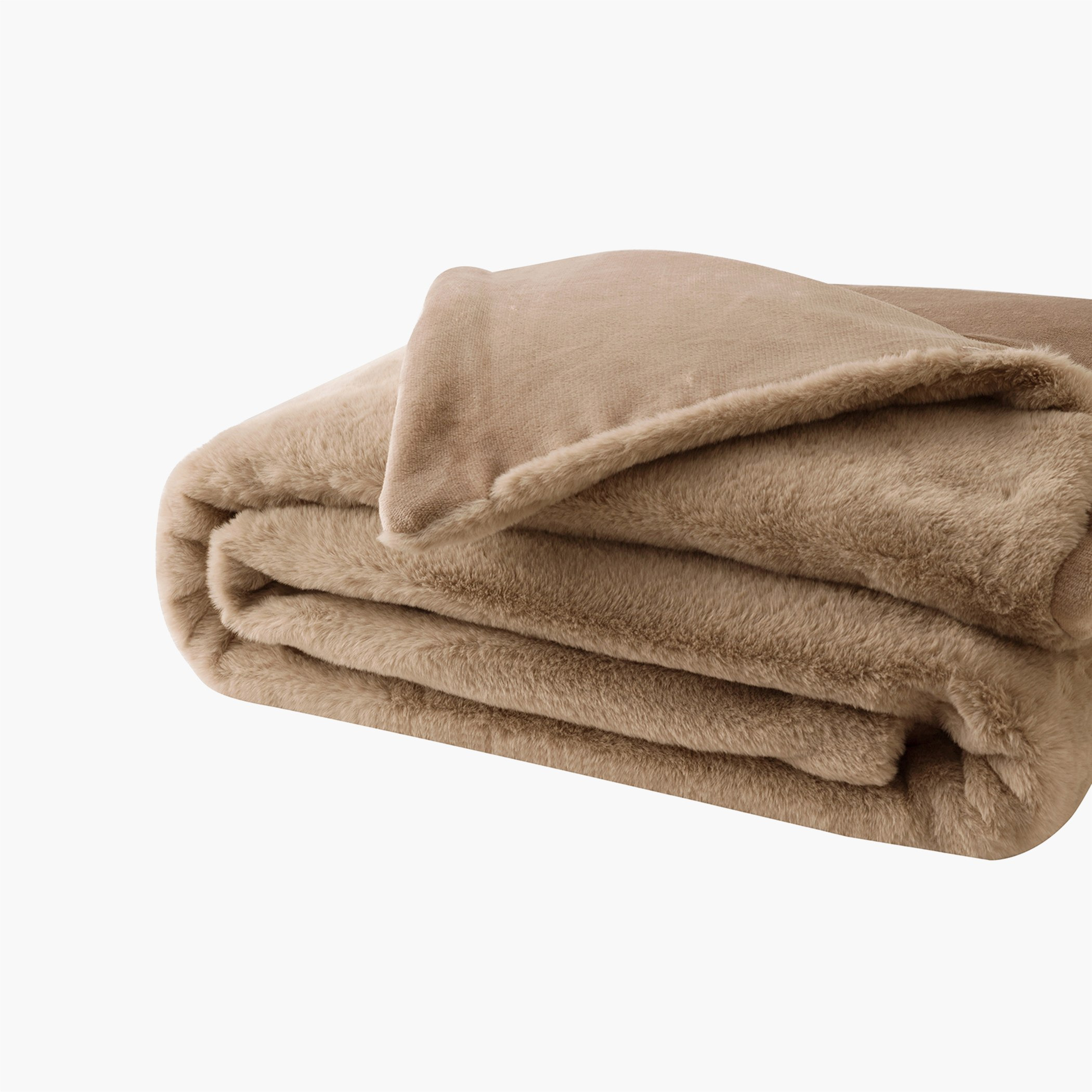 Lla Ura Rabbit Fur Double Layer King Blanket - 220x240 cm-hbxhomeware-hbxbedroom-image-4