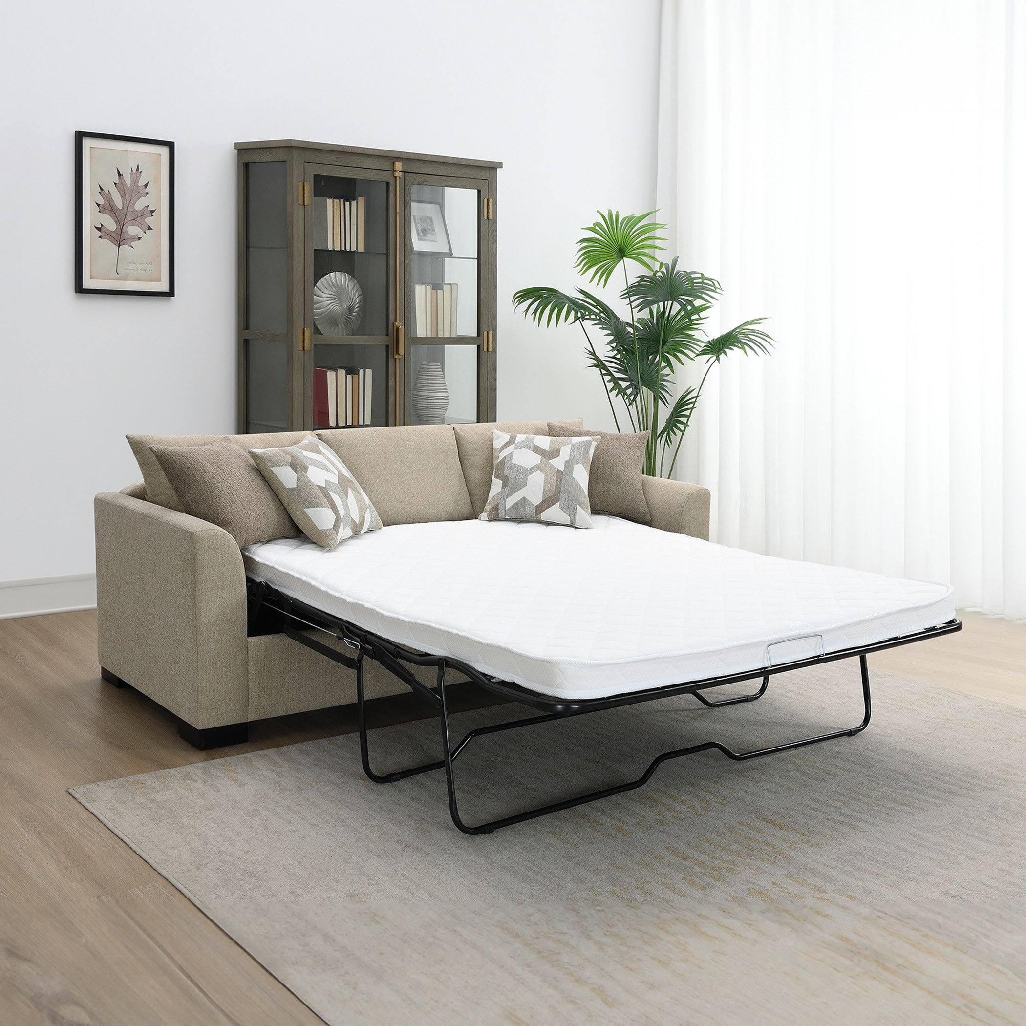 Bellmont 3-Seater Reversible Sleeper Corner Sofa Bed with Memory Foam Mattress and 4 Cushions-hbxfurniture-sofasandarmchairs-sofabeds-image-10
