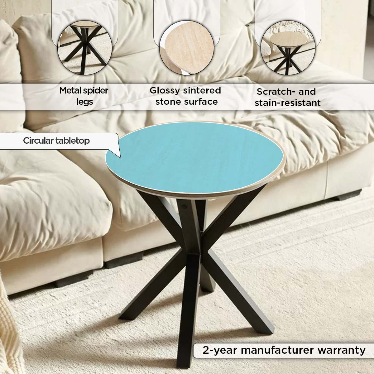 Belicia Round Sintered Stone End Table-hbxfurniture-livingroom-endtables-image-5