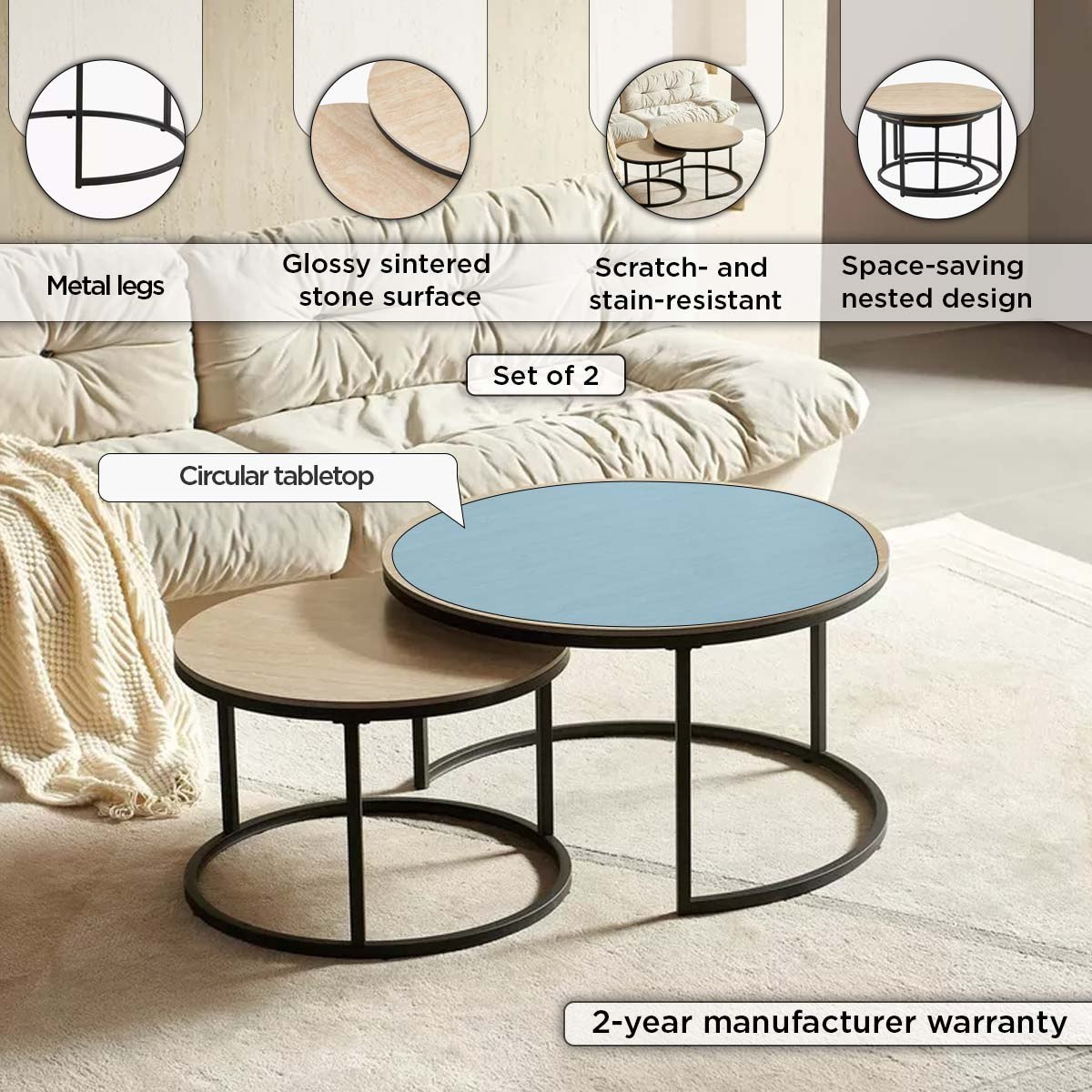 Belicia Sintered Stone Coffee Table - Set of 2-hbxlivingroom-tablesandstands-coffeetables-image-4