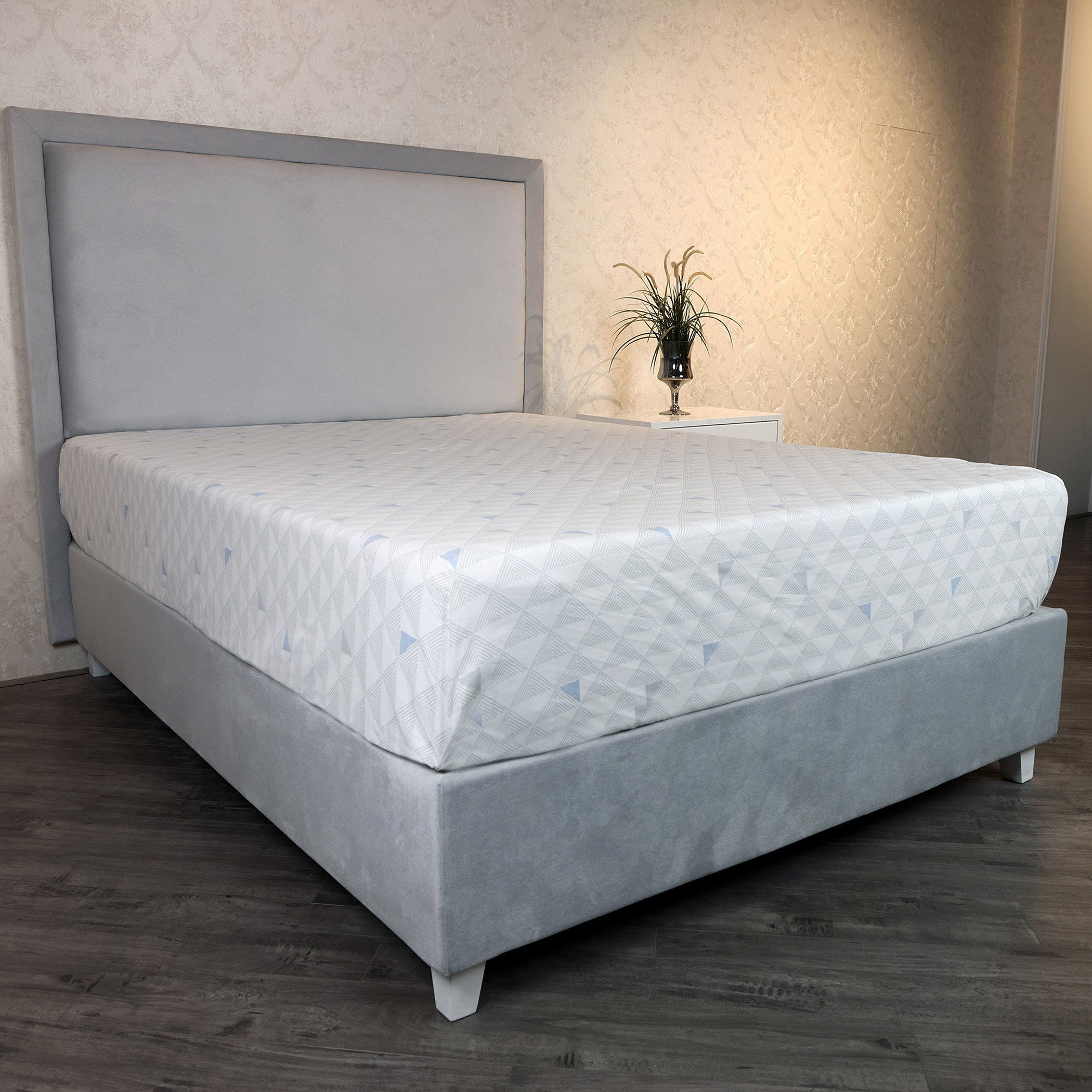 Malta Pixel Printed Cotton King Flat Sheet - 240x260 cm-hbxhomeware-hbxbedroom-image-2