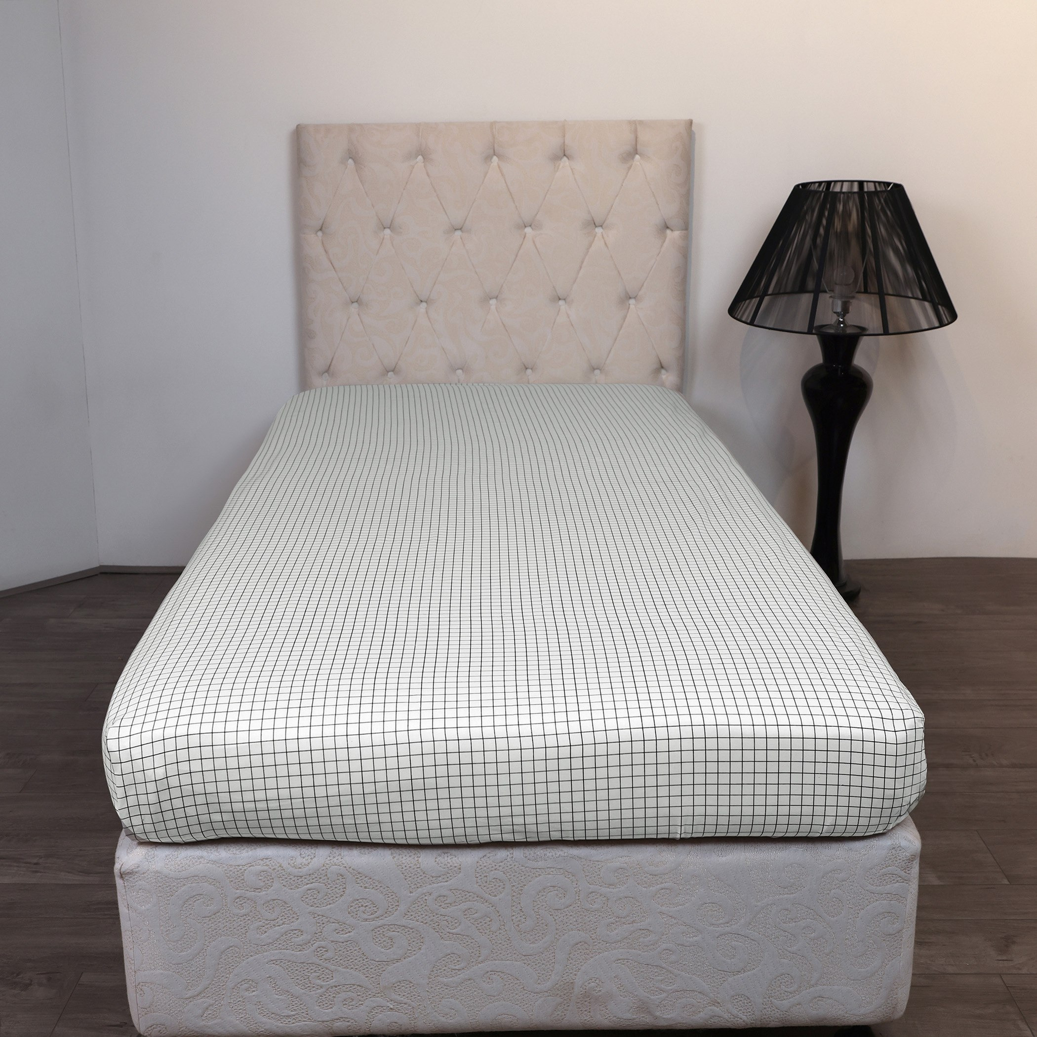 Malta Stripe Printed Cotton Twin Flat Sheet - 170x260 cm-hbxhomeware-hbxkidsandyouth-image-3